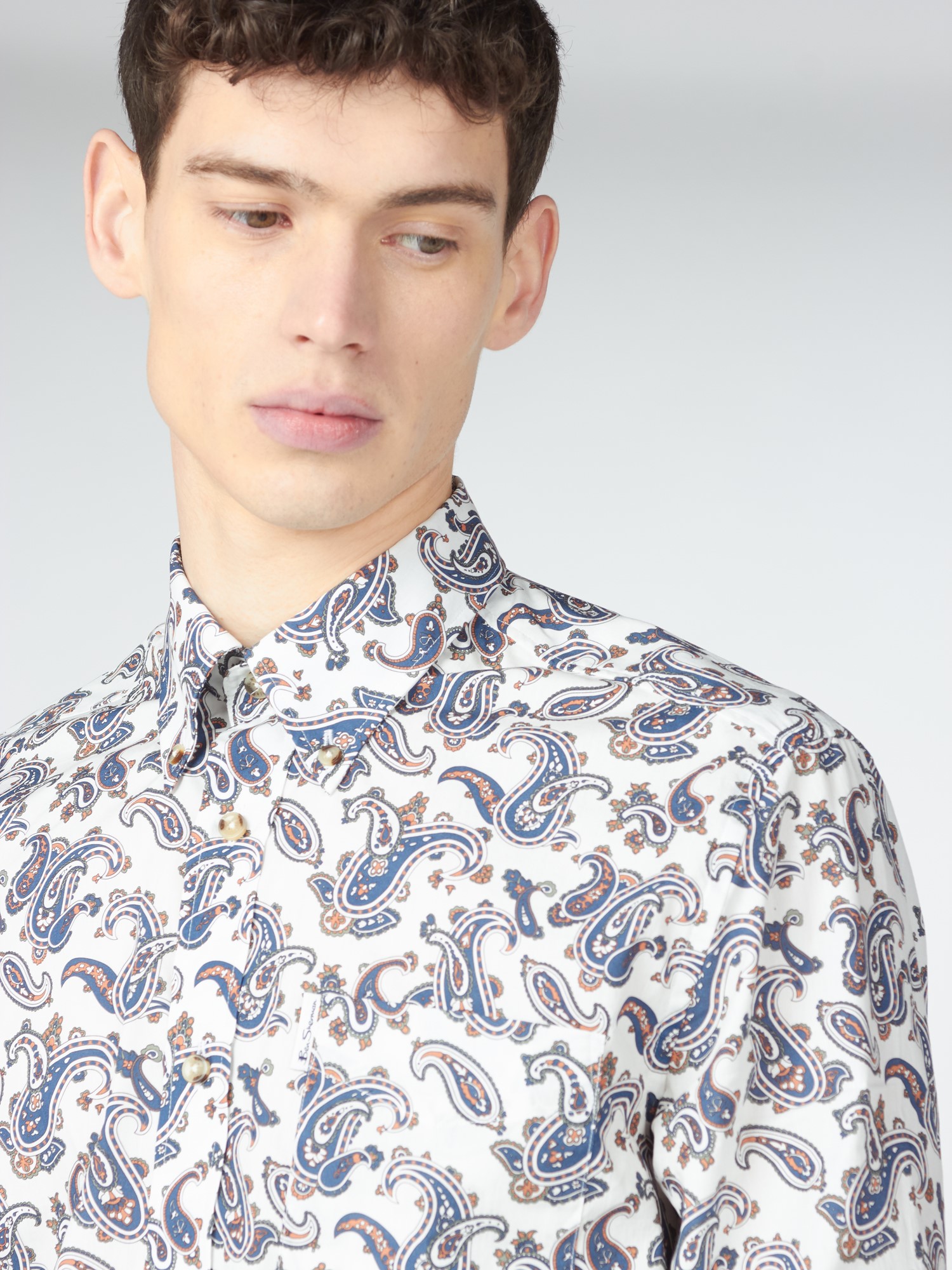 Large Paisley Print Shirt