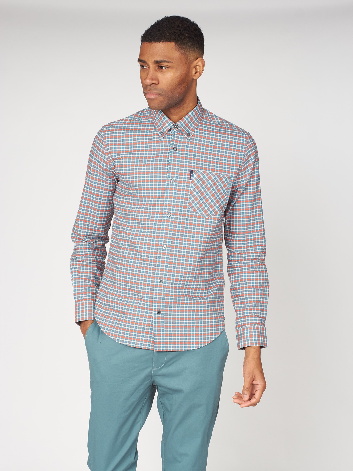 Oxford Gingham Check Shirt