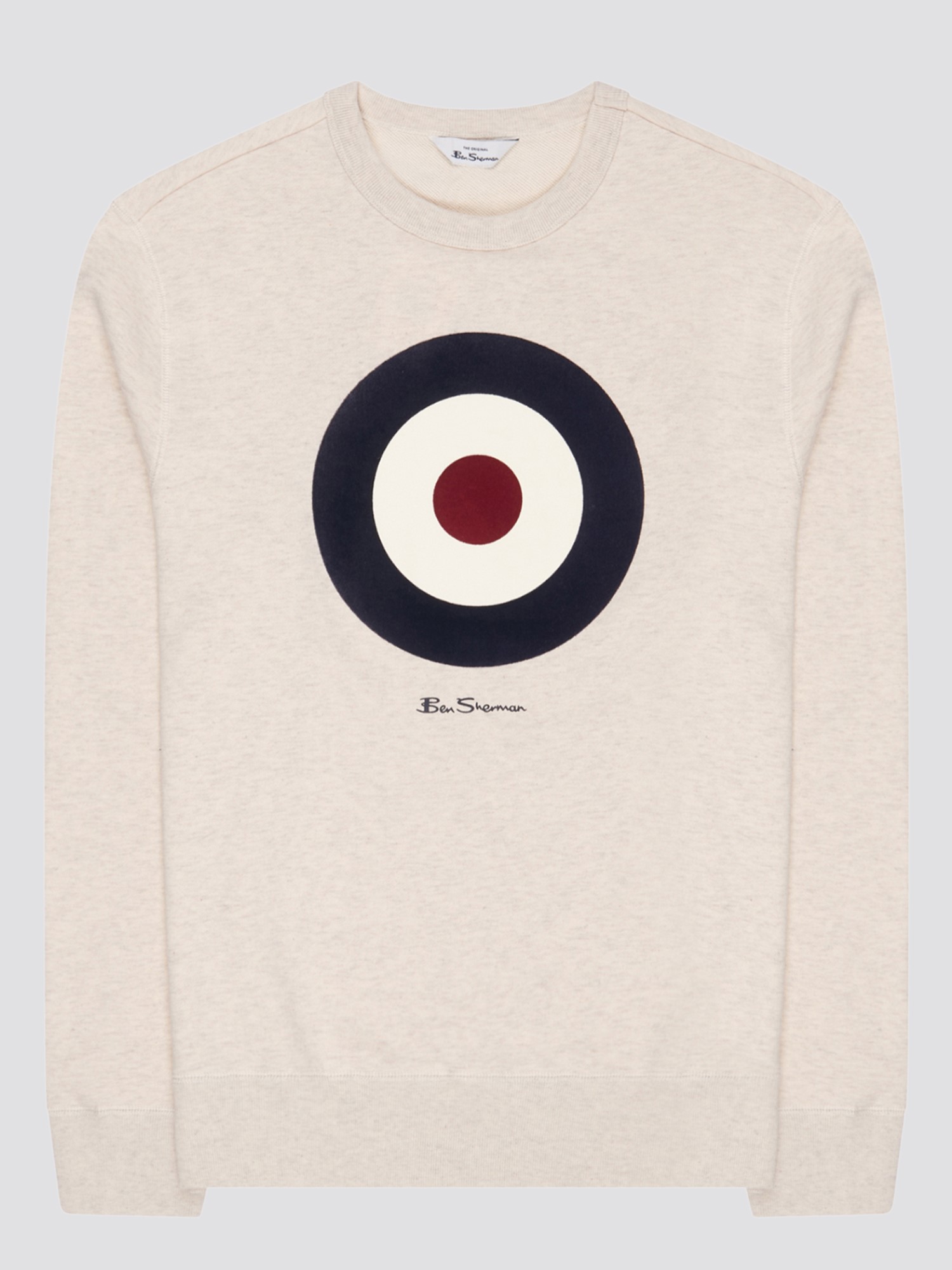 Signature Organic Cotton Target Sweatshirt - Ecru