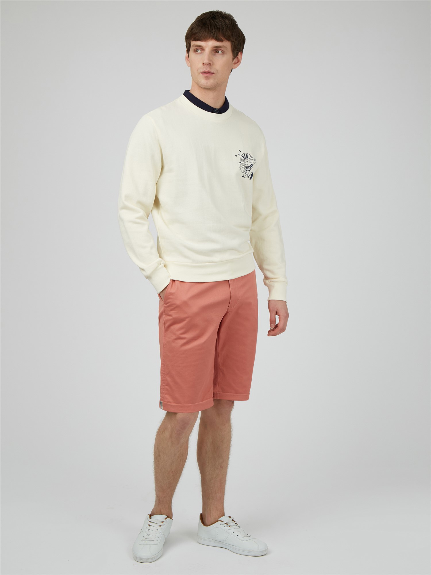 Signature Cotton Chino Shorts - Dark Pink