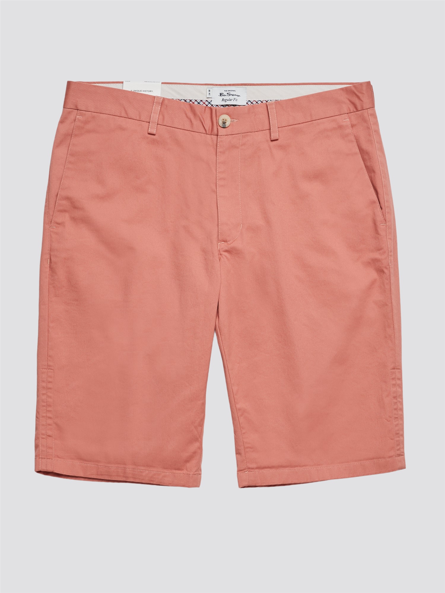 Signature Cotton Chino Shorts - Dark Pink