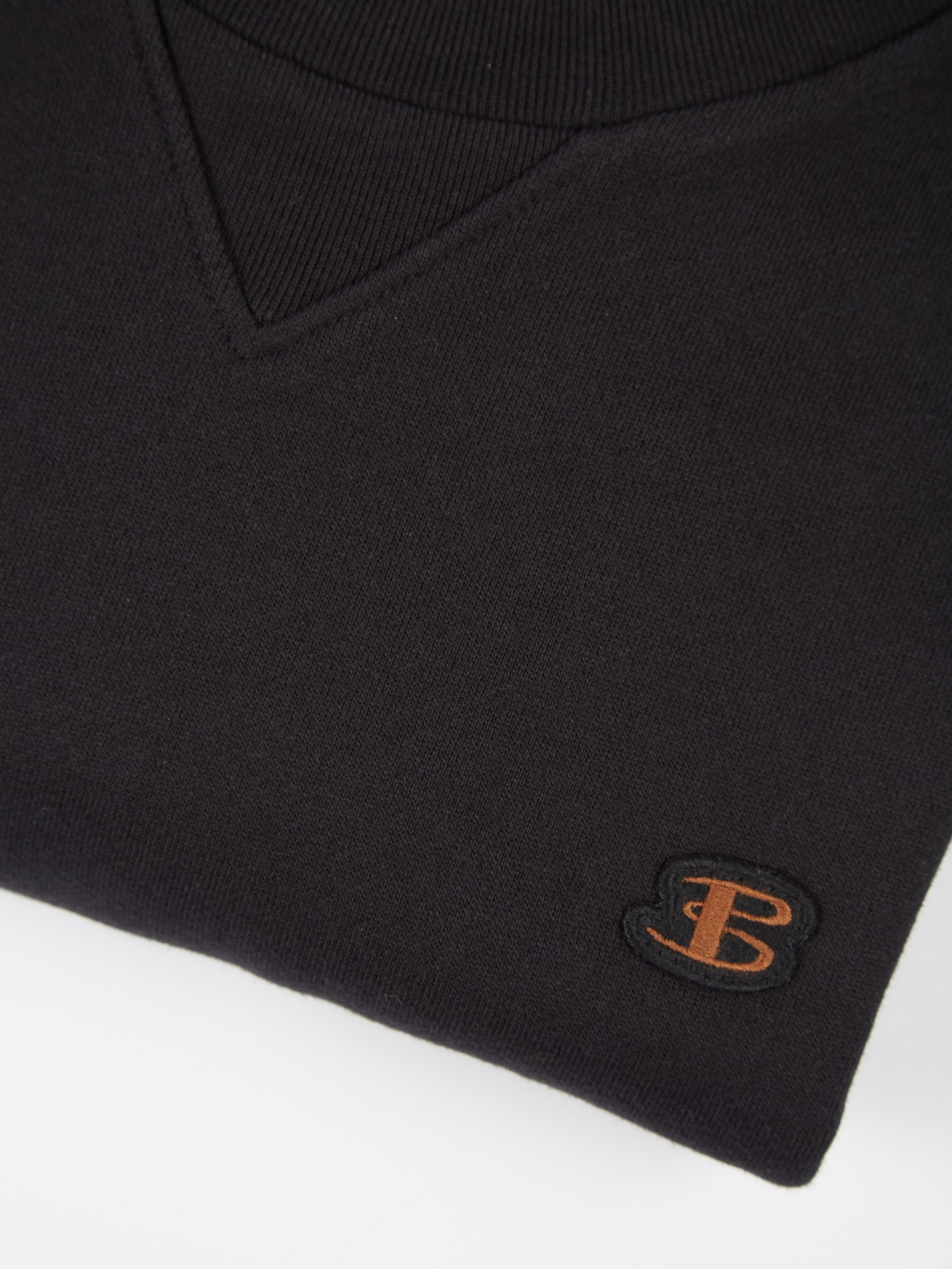 B Logo Crew Neck Sweatshirt - Black - Ben Sherman UK