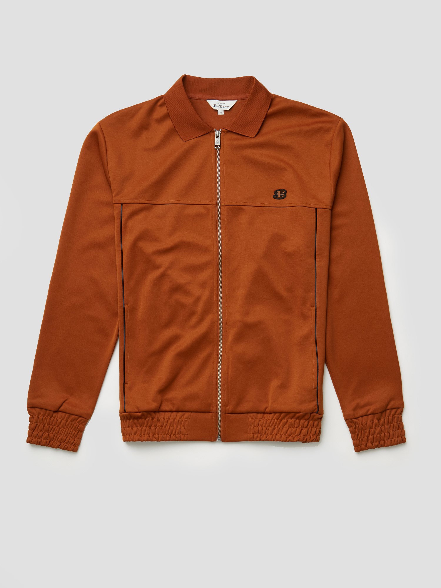 Tricot Polo Collar Zip Through Jacket