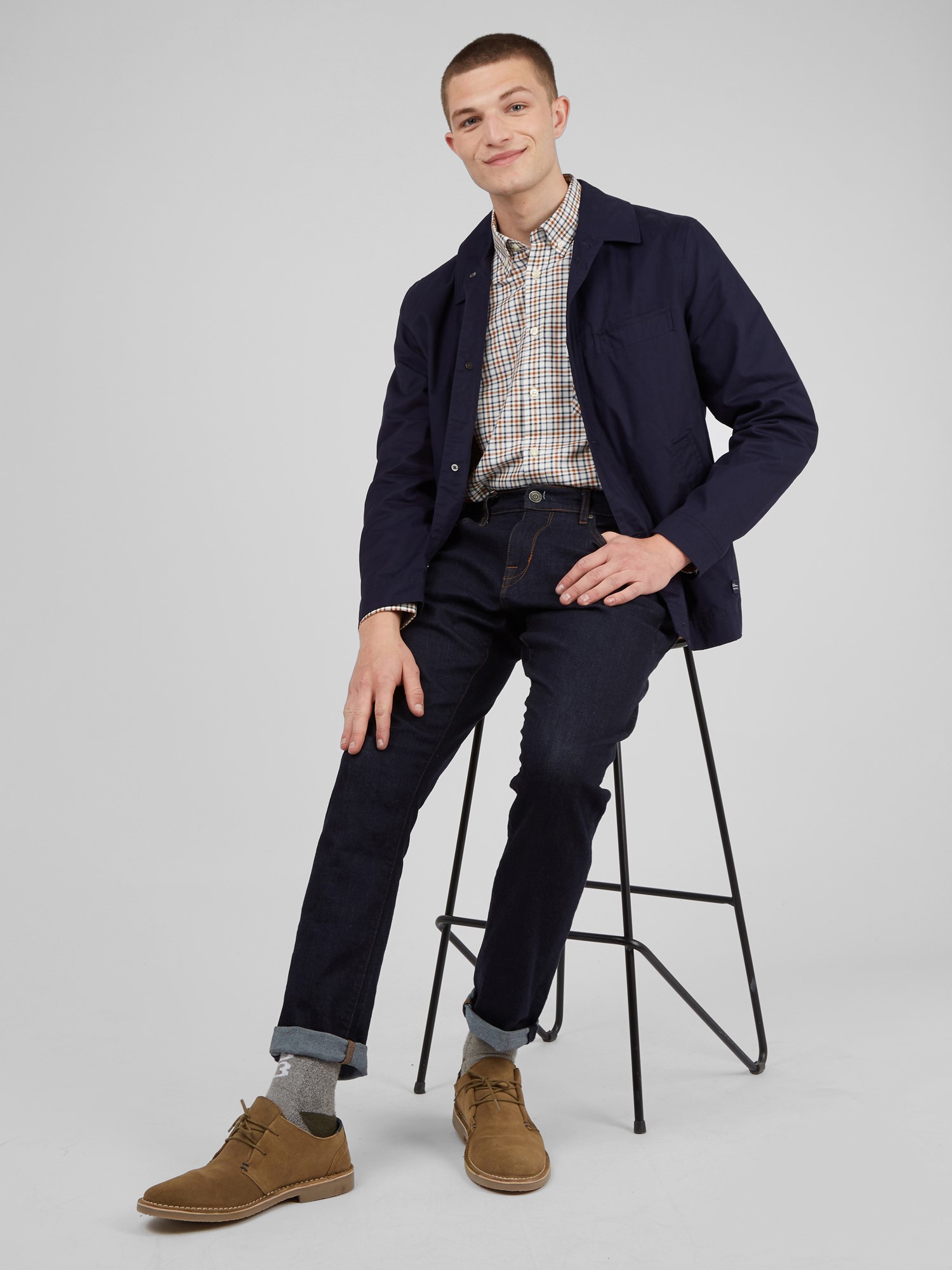 Men s Marine Military Jacket Ben Sherman