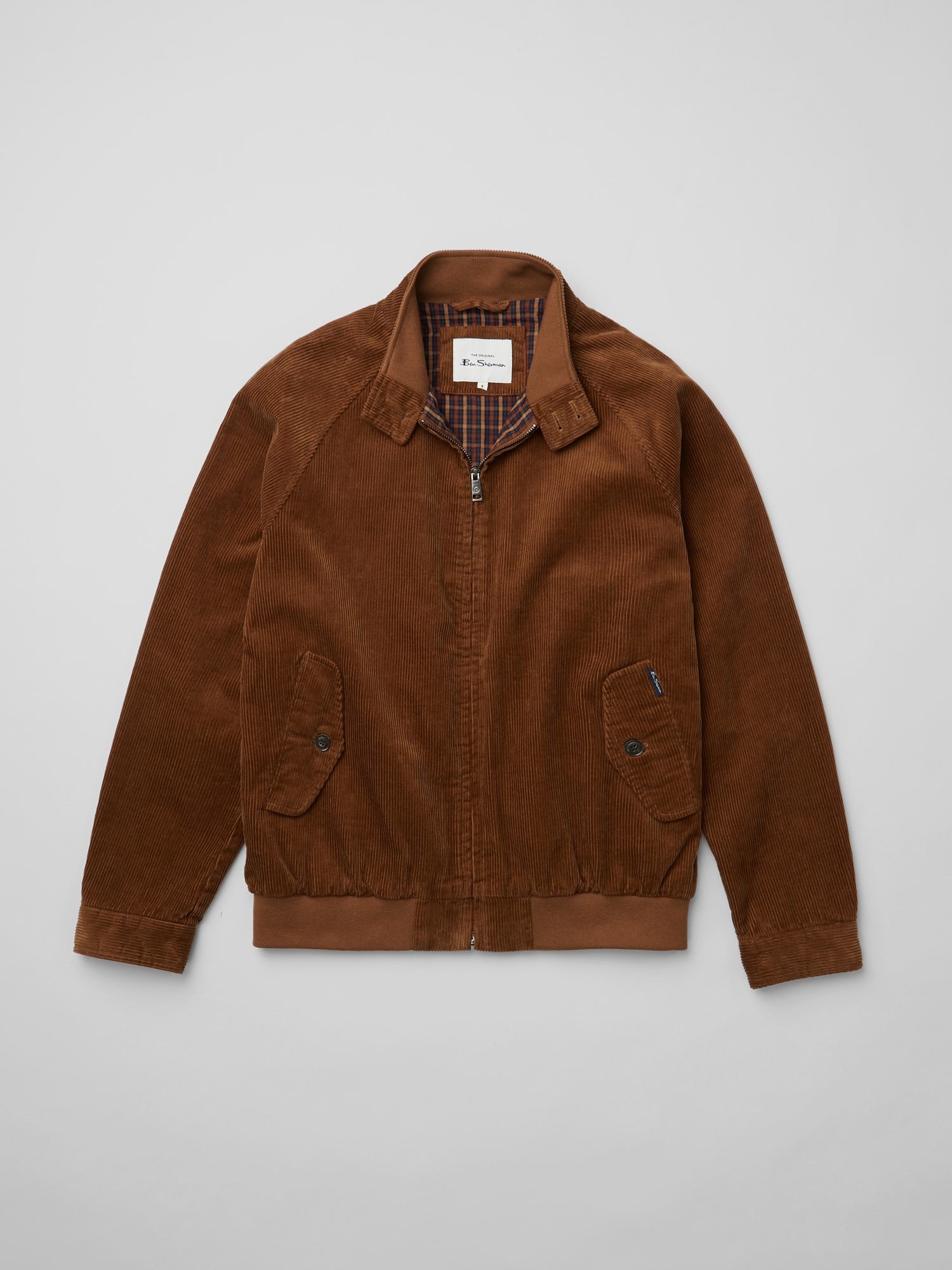 Tan Cord Harrington Jacket - Ben Sherman UK