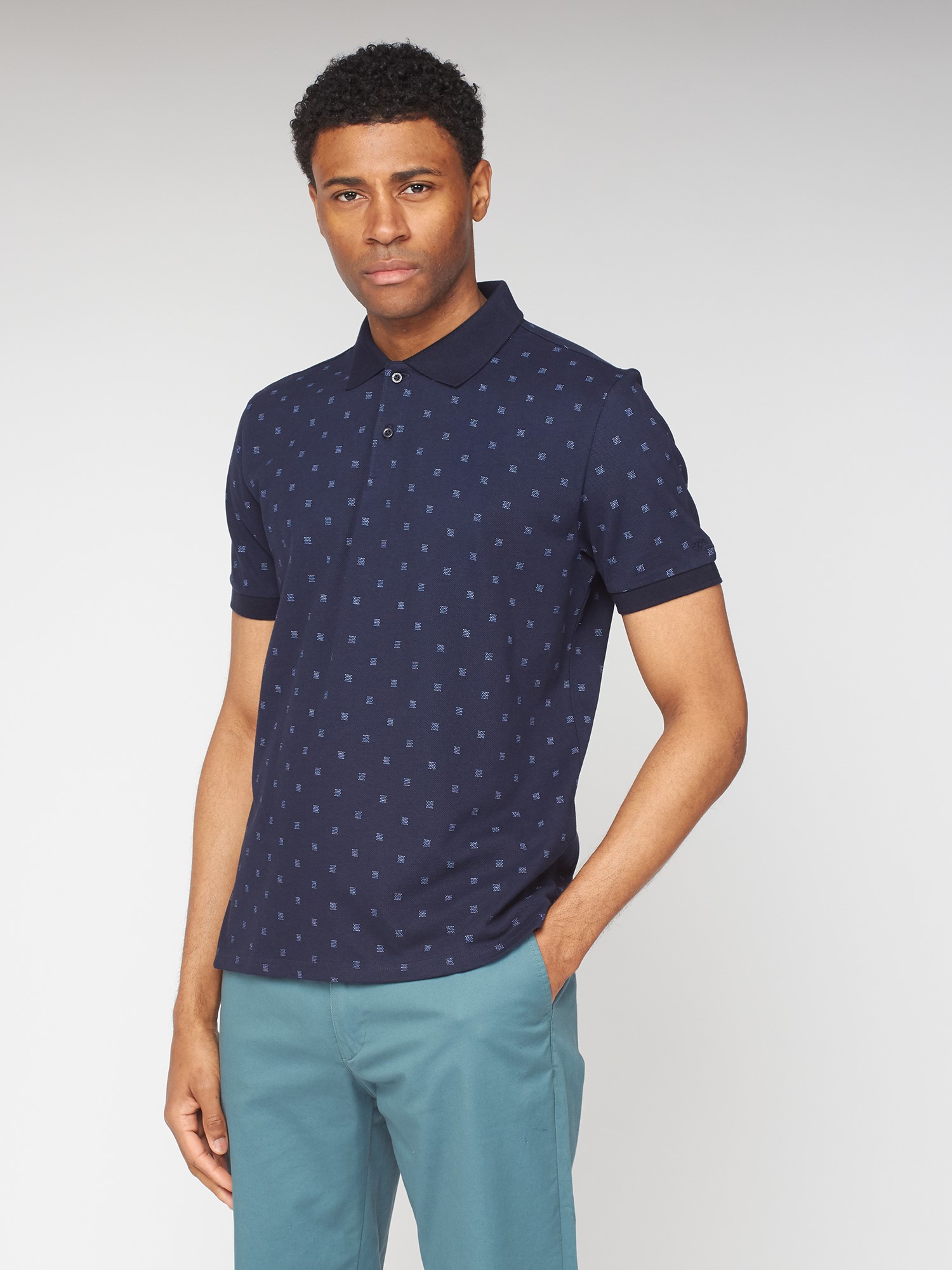 Geo Print Polo