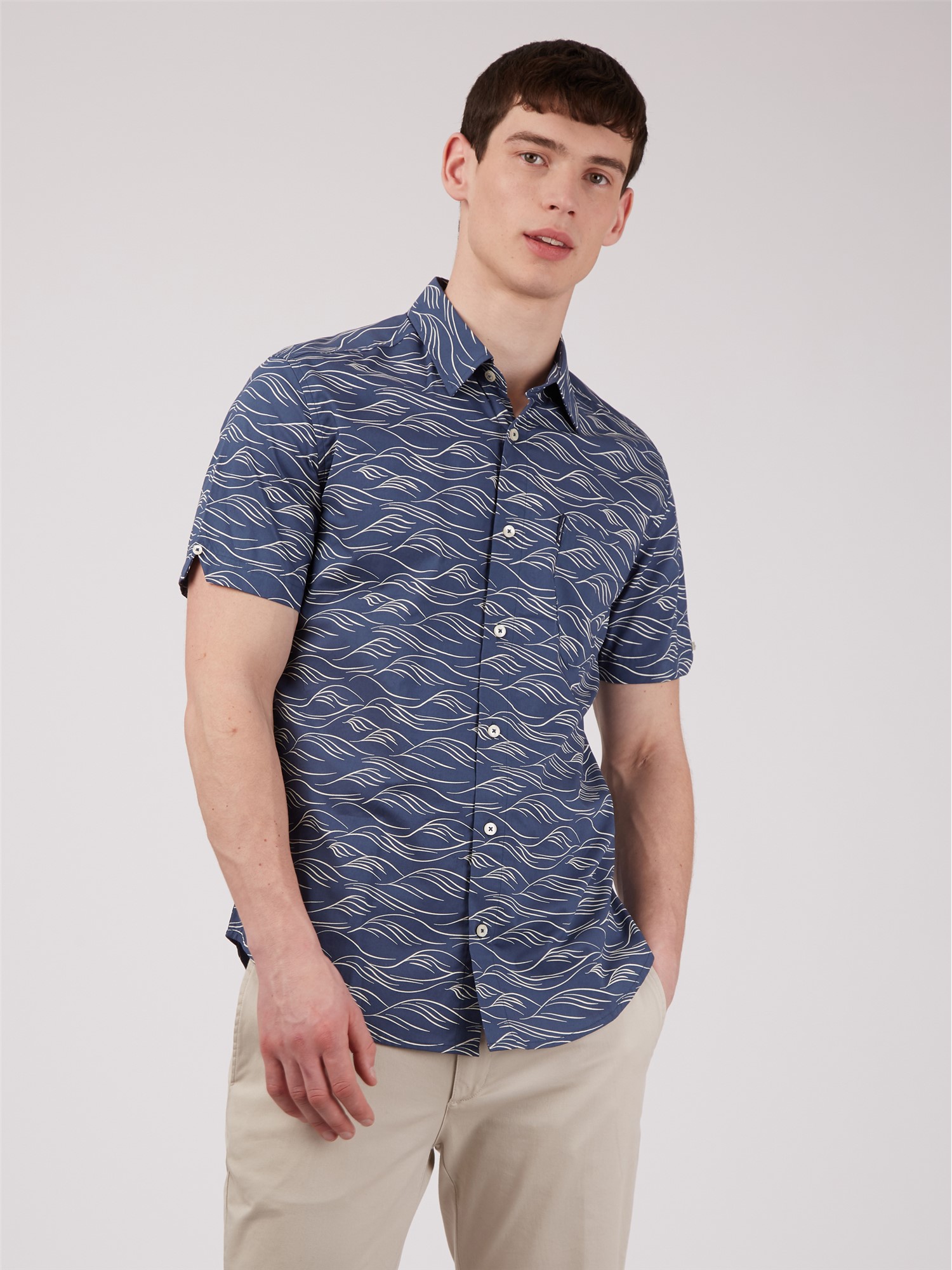 Wave Print Shirt