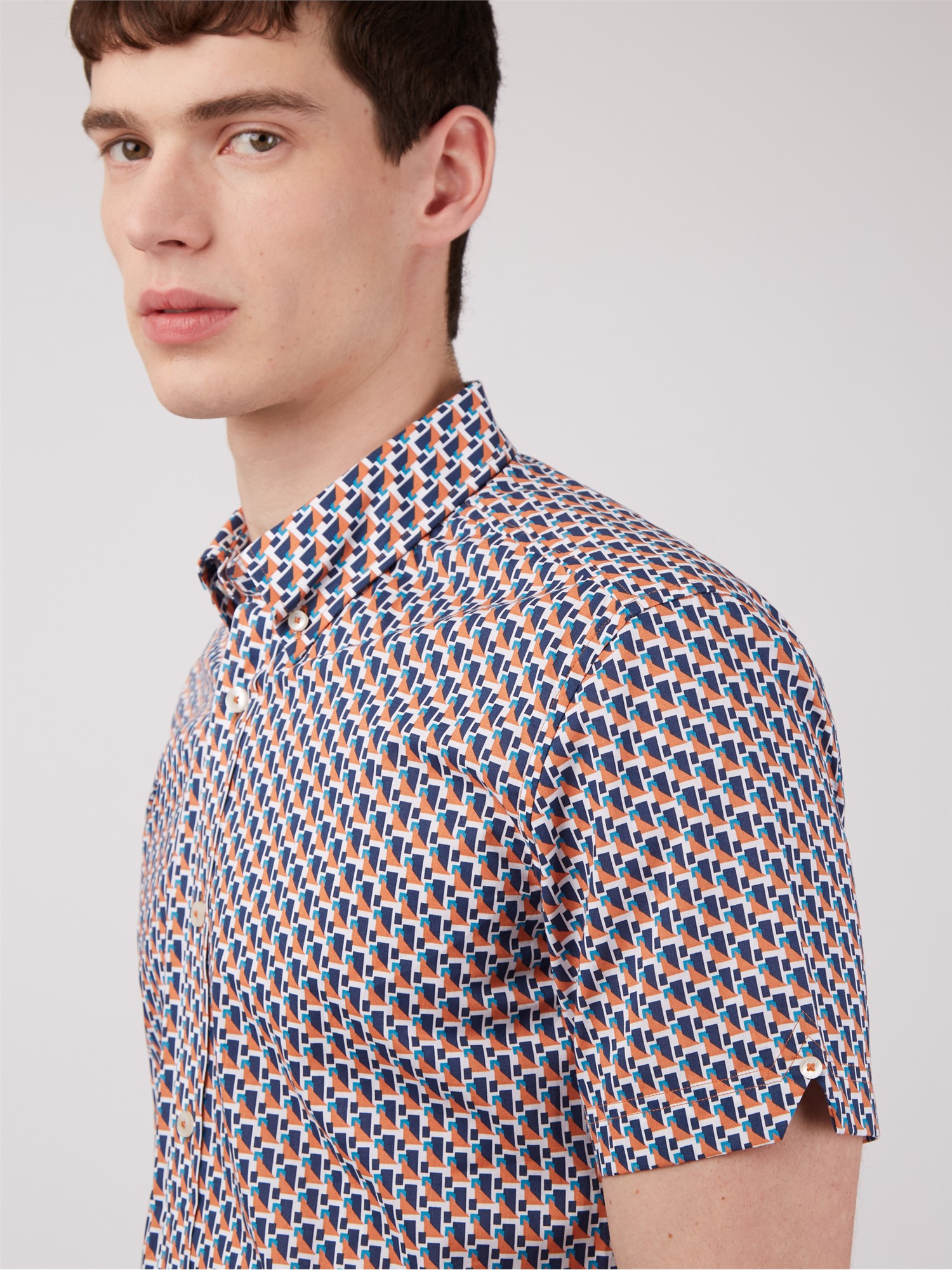 Geometric Print Shirt