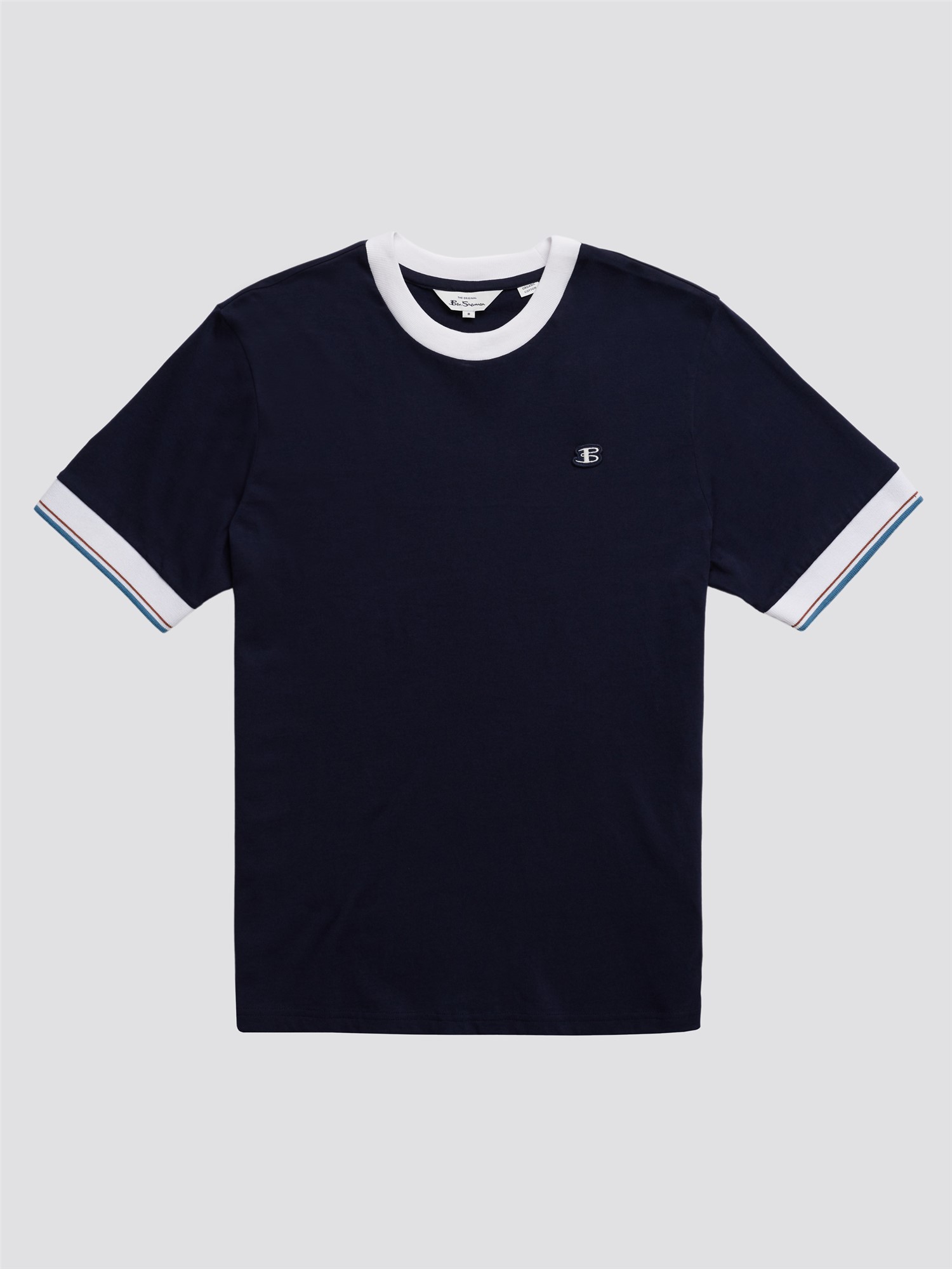 Ringer T-Shirt - Marine - Ben Sherman UK