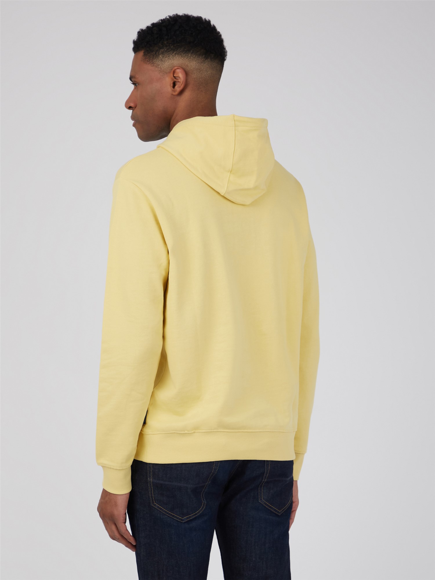 Yellow Hooded Sweatshirt