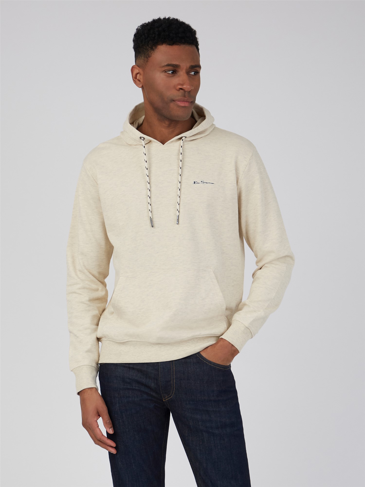 Cream Hooded Sweatshirt