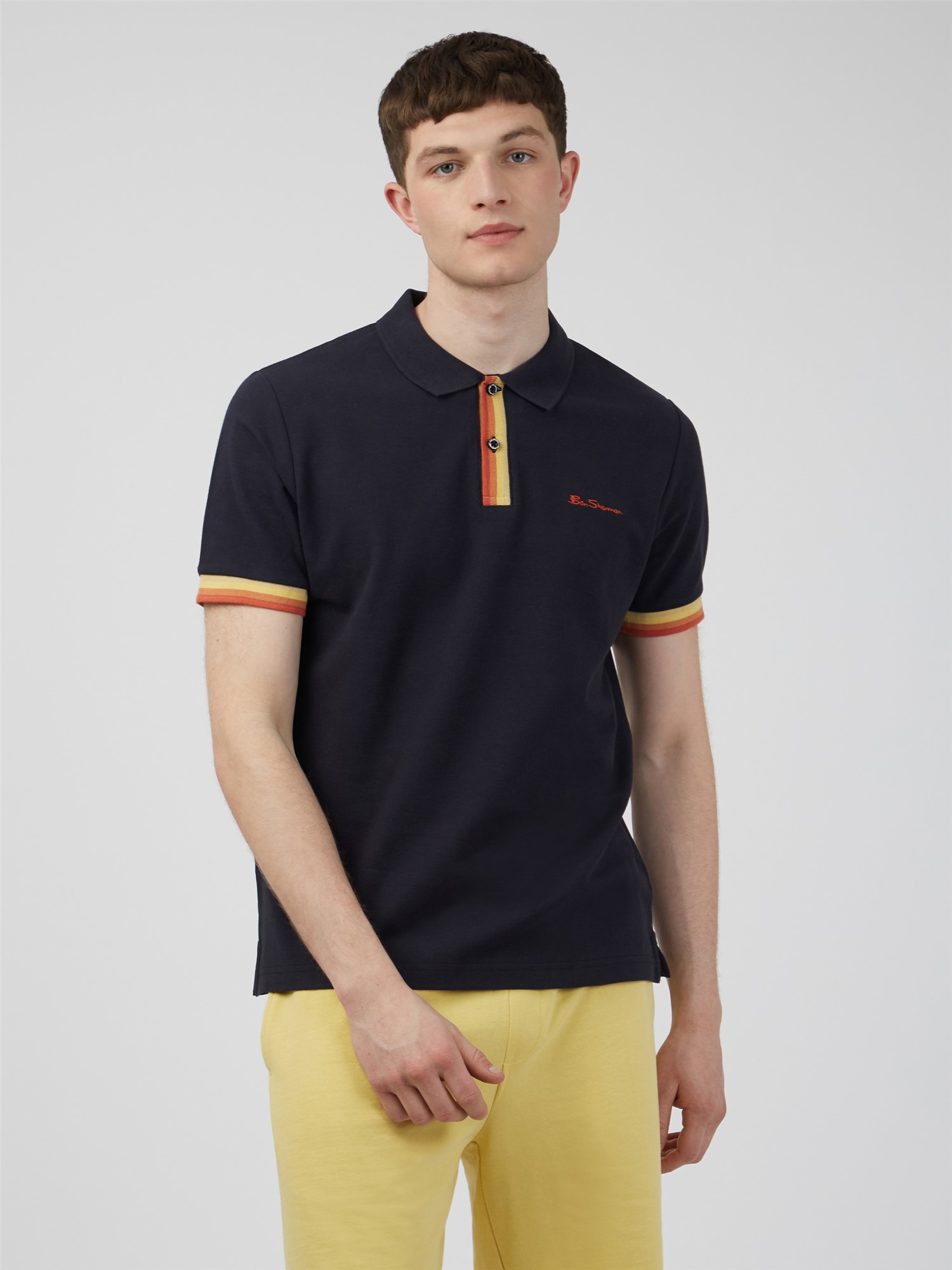 Placket Interest Polo Shirt