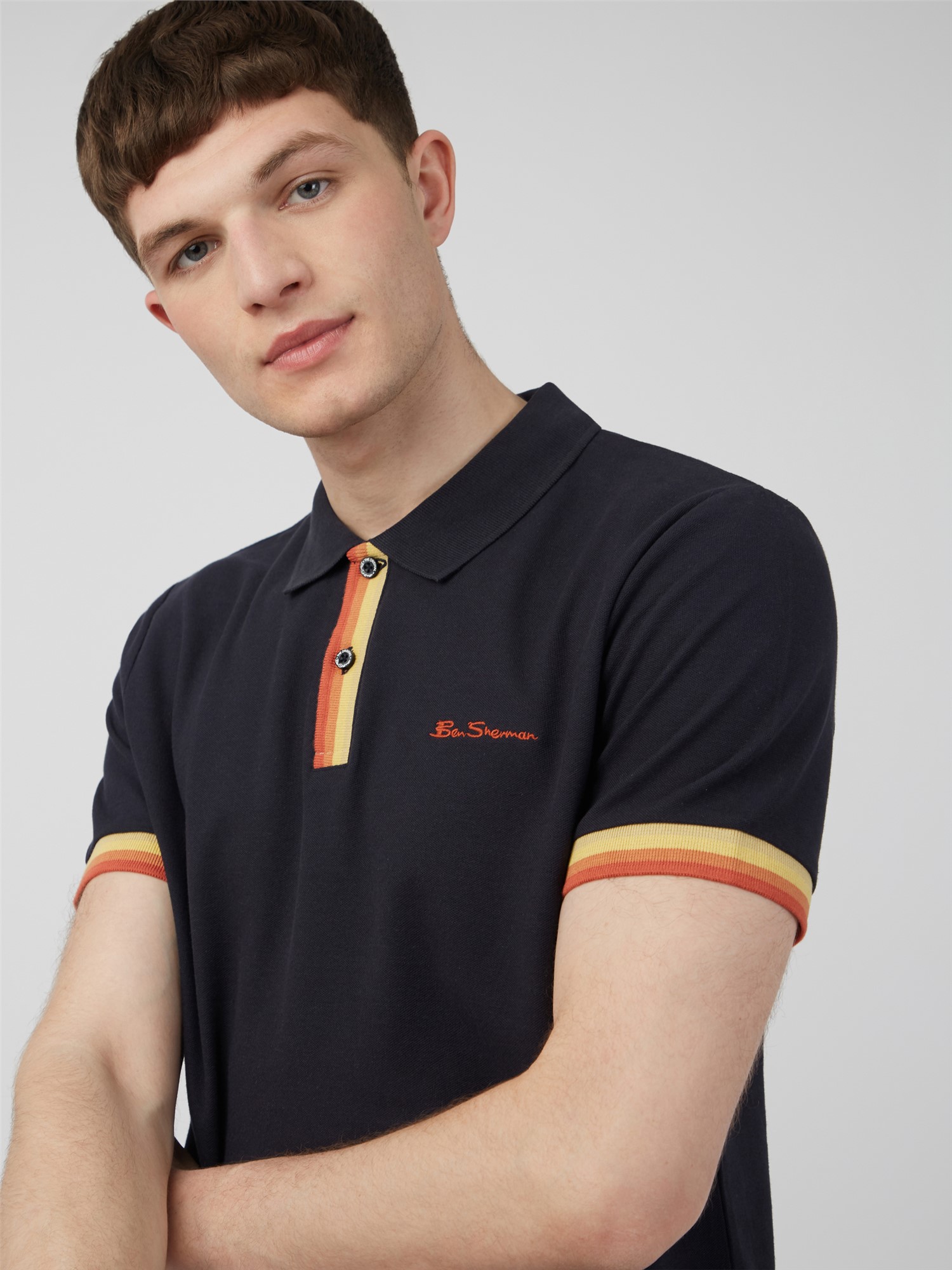 Placket Interest Polo Shirt