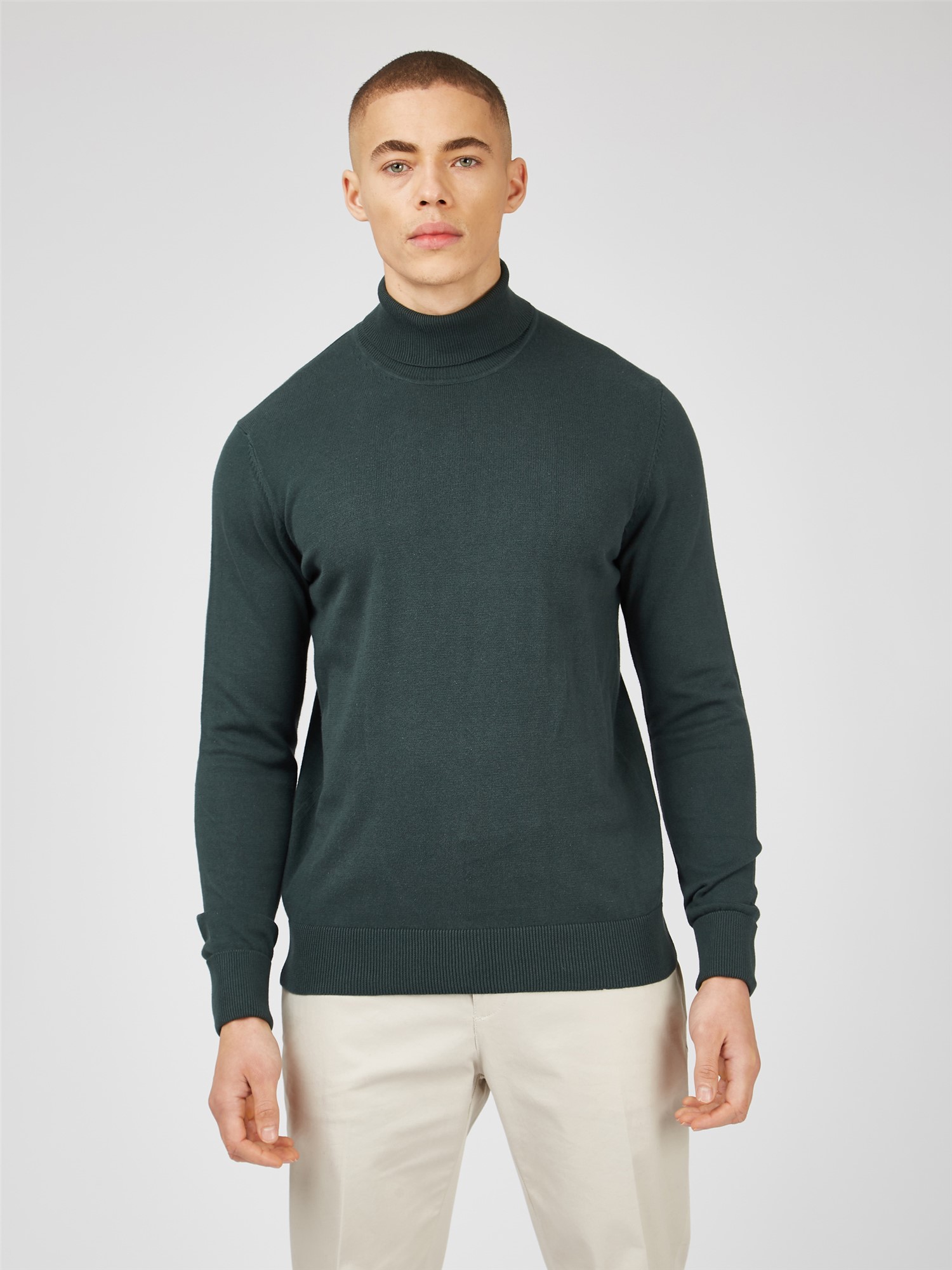 Knitted Roll Neck Jumper