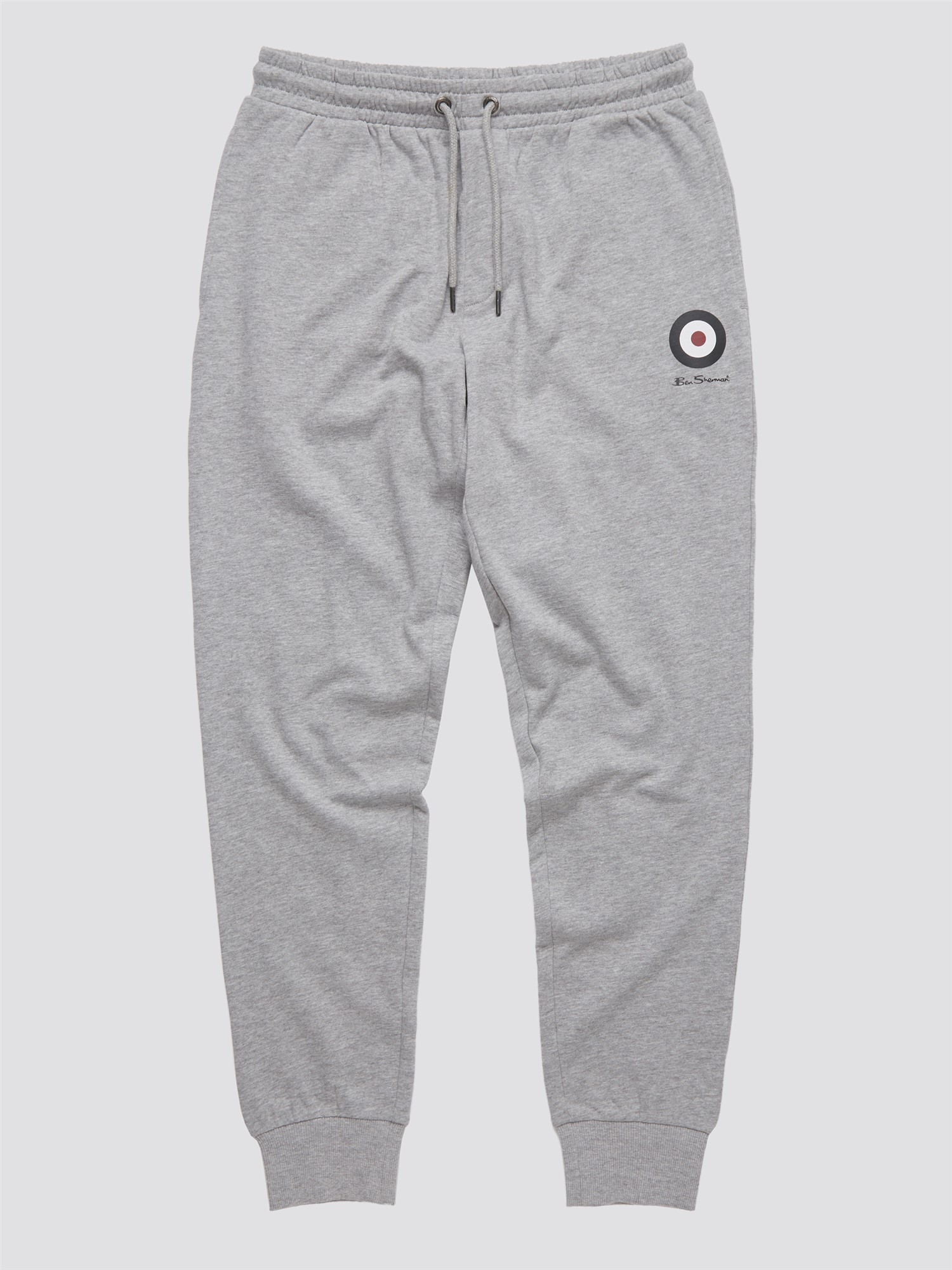 Ben Sherman Grey Marl Target Print Jogger