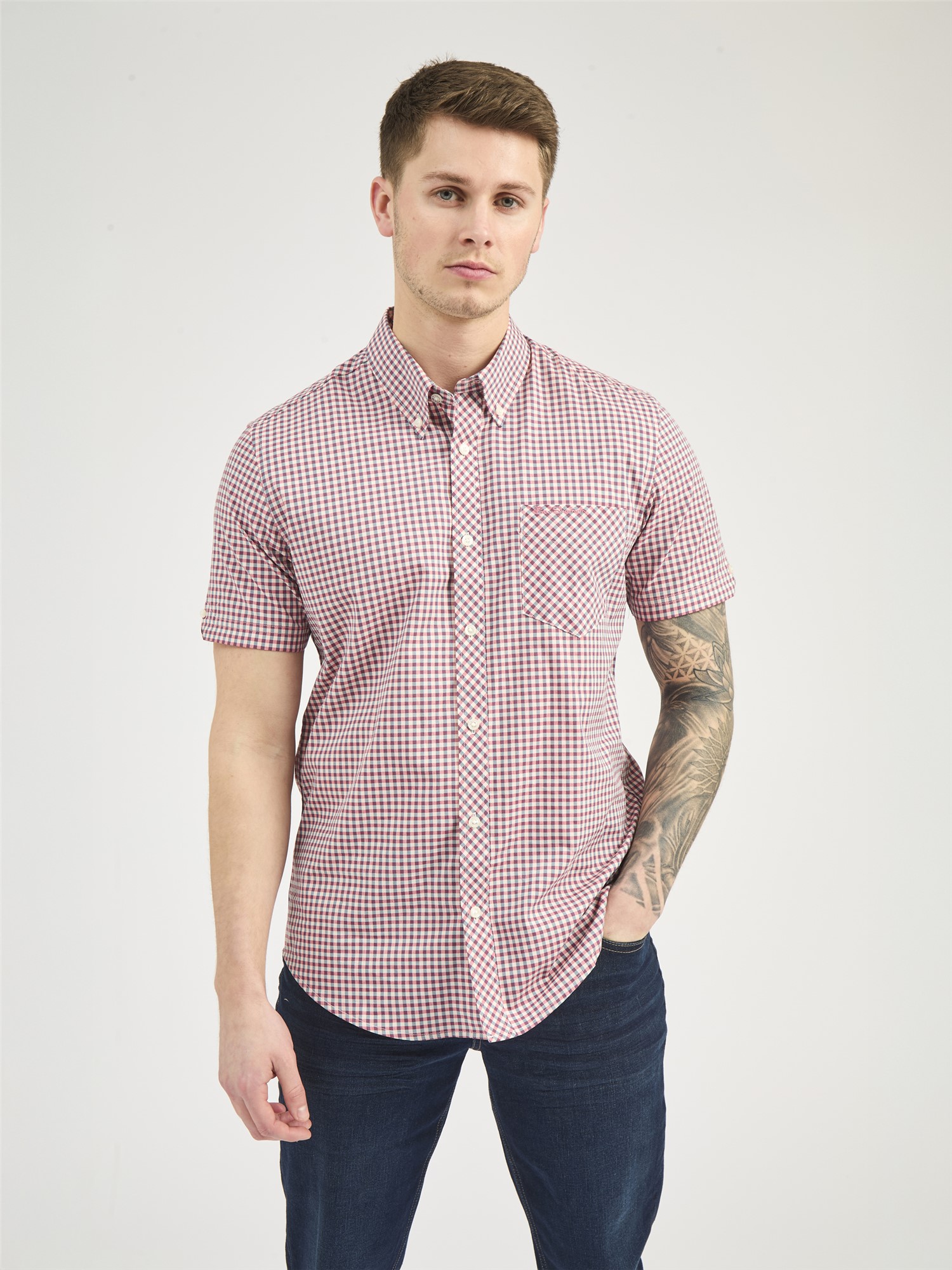 Short Sleeve Signature Gingham Shirt