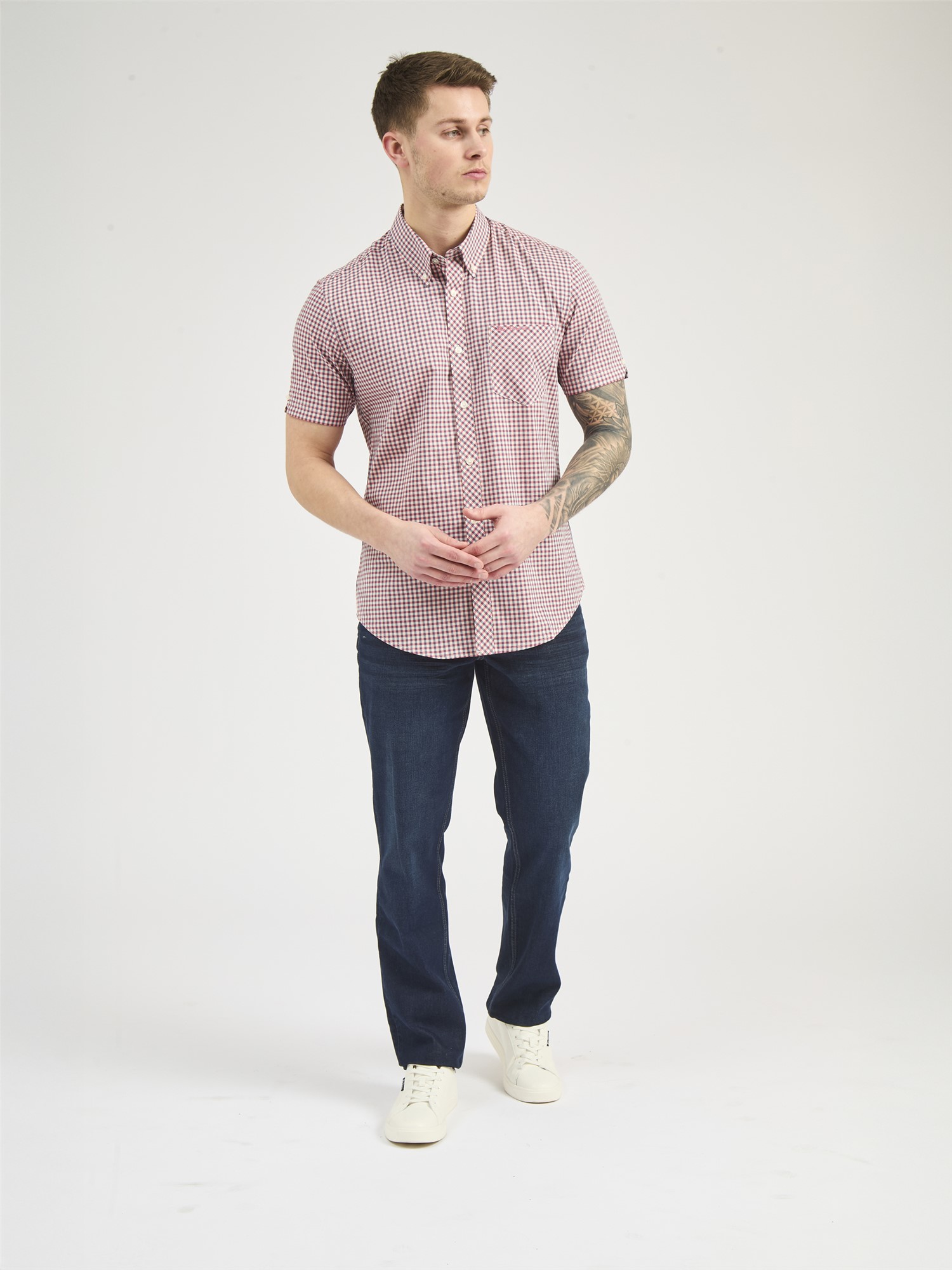 Short Sleeve Signature Gingham Shirt