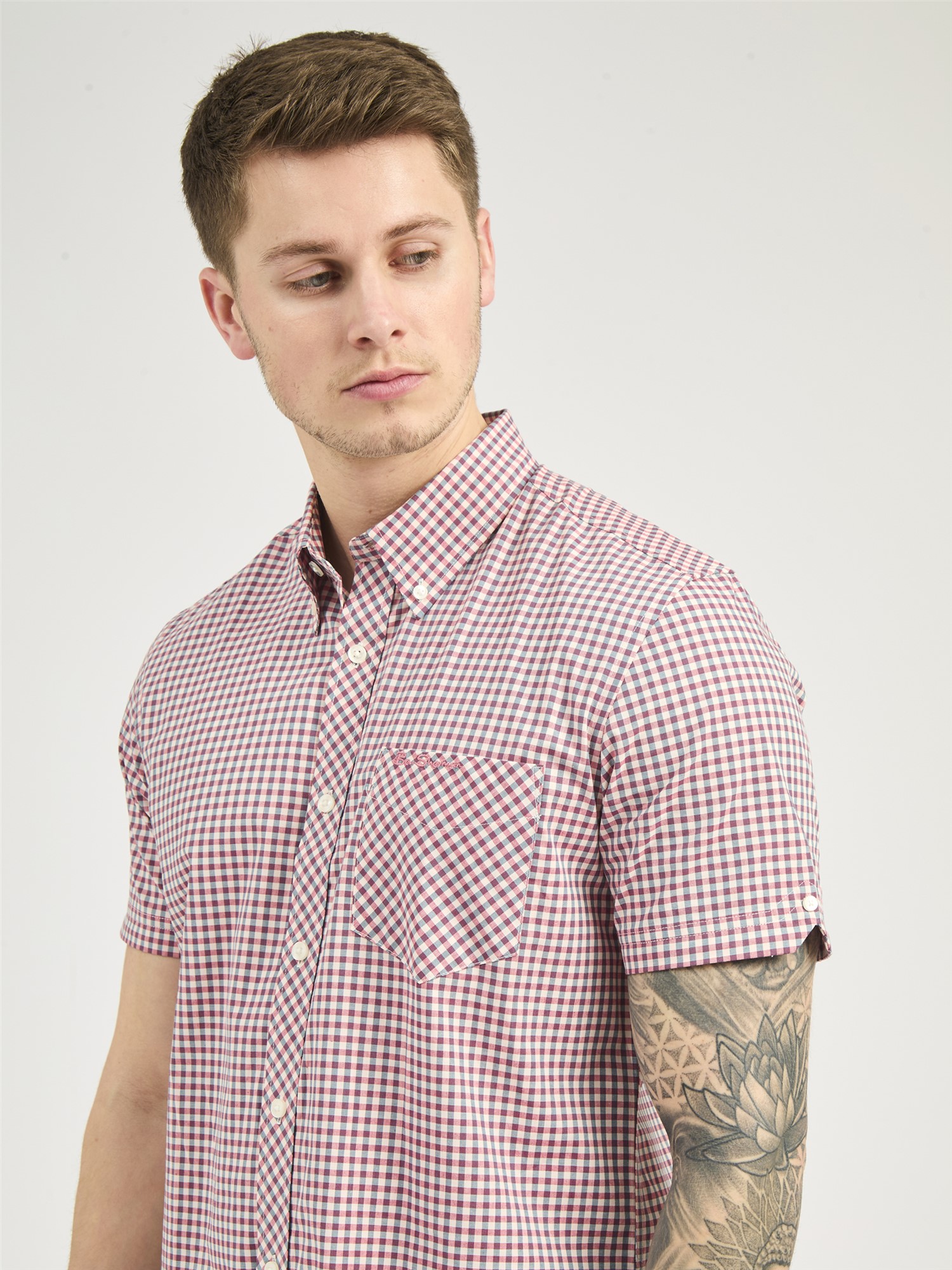 Short Sleeve Signature Gingham Shirt