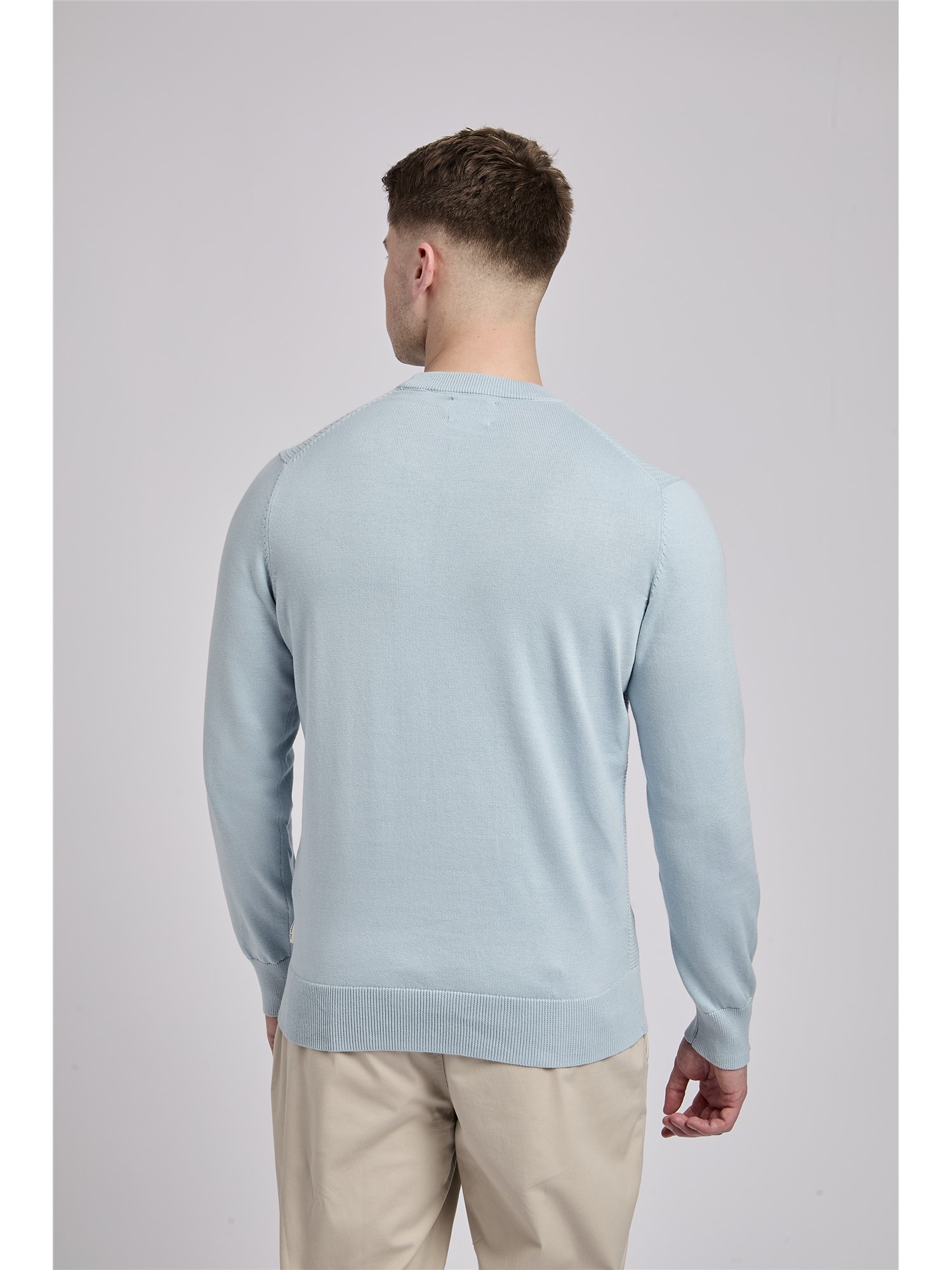 Textured Front Crew