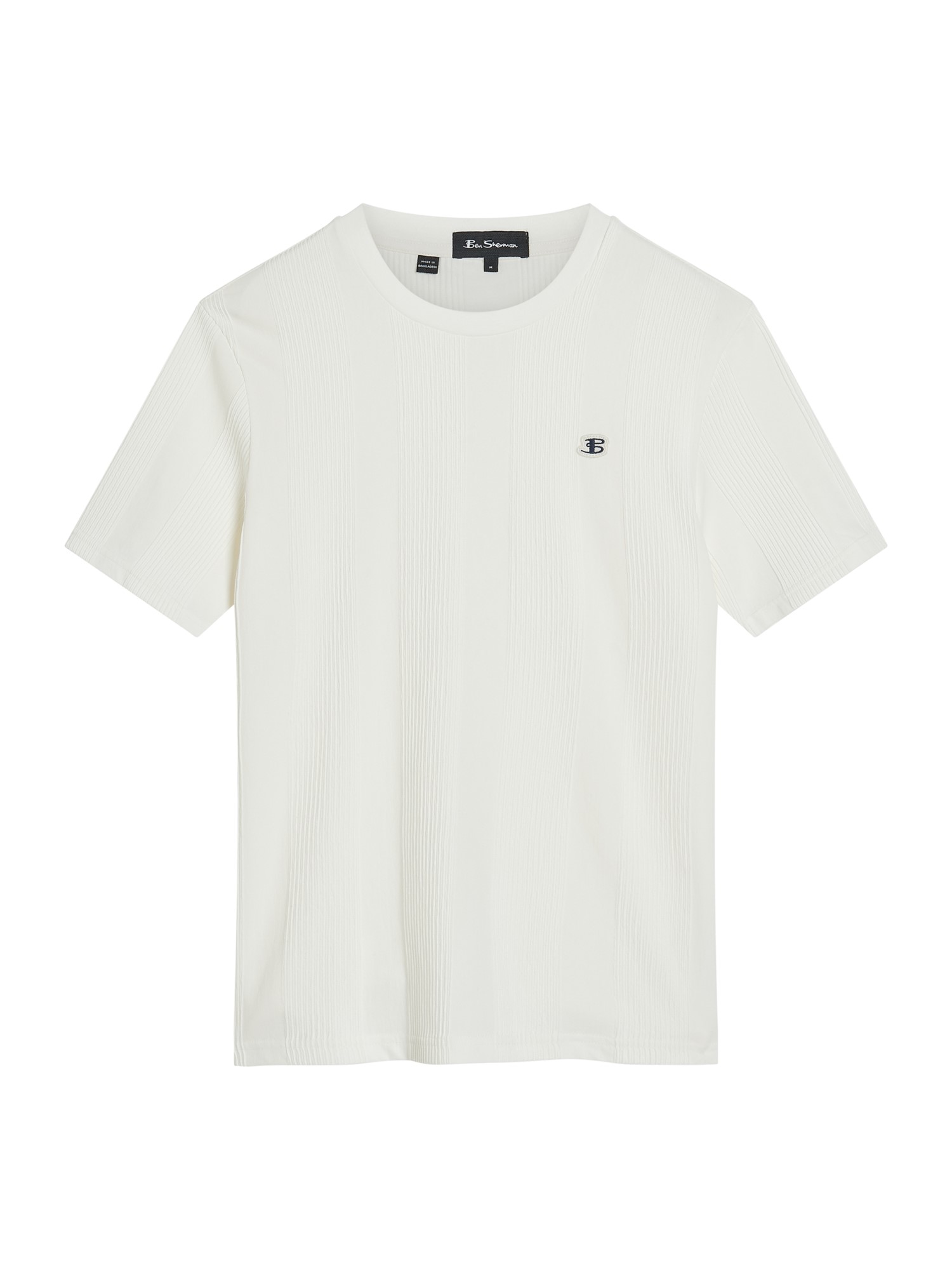 Textured Vertical Stripe Tee