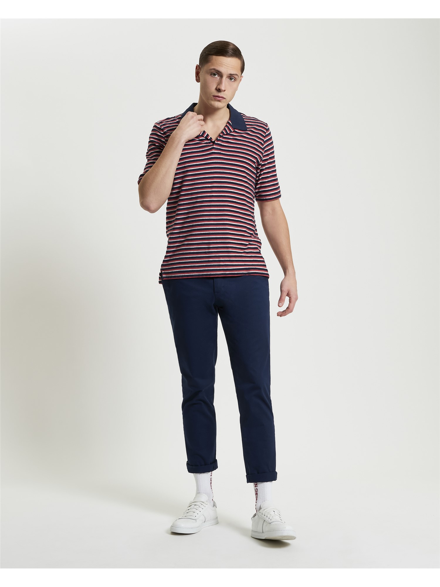 Loopback Stripe Polo
