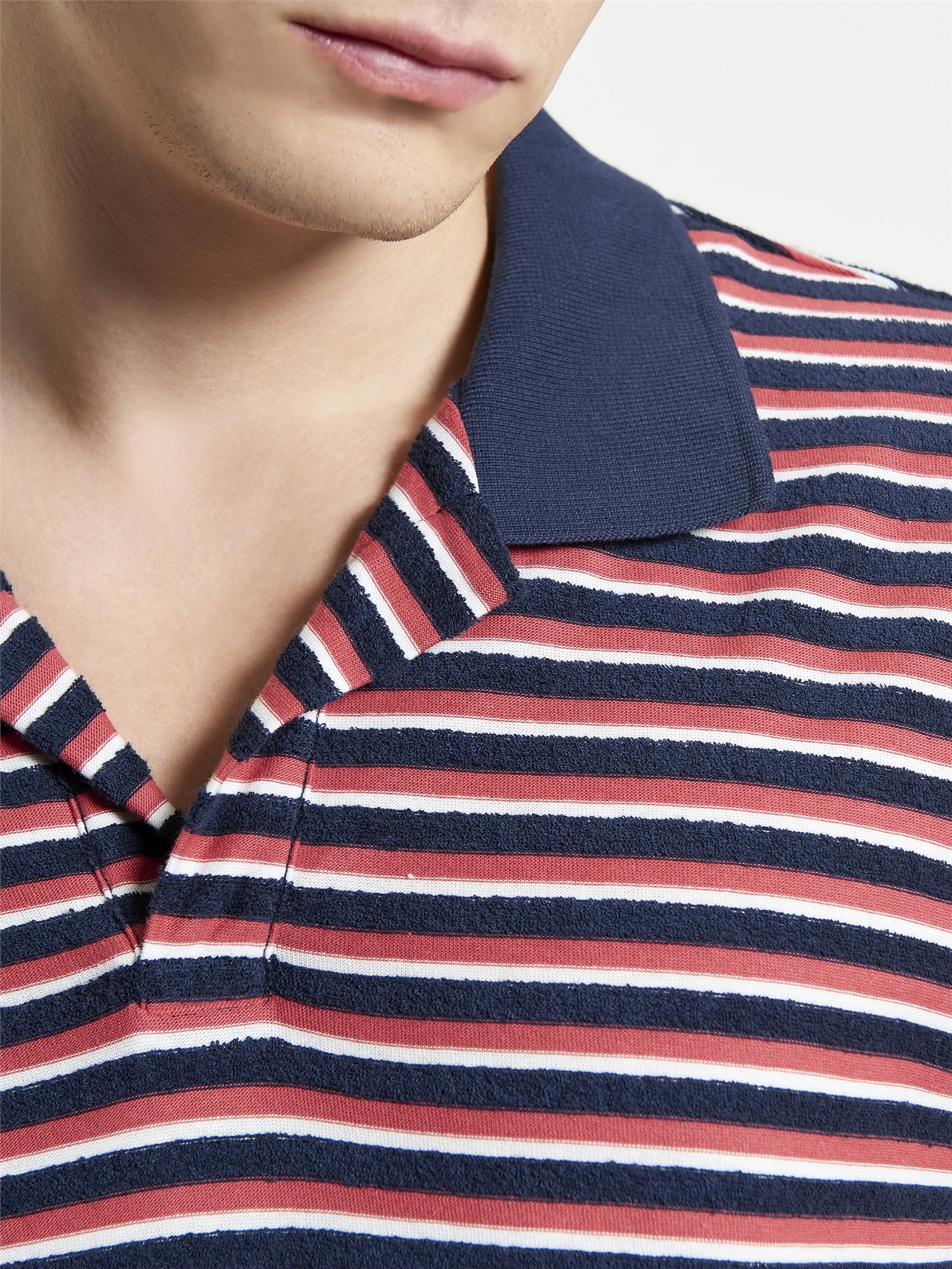 Loopback Stripe Polo