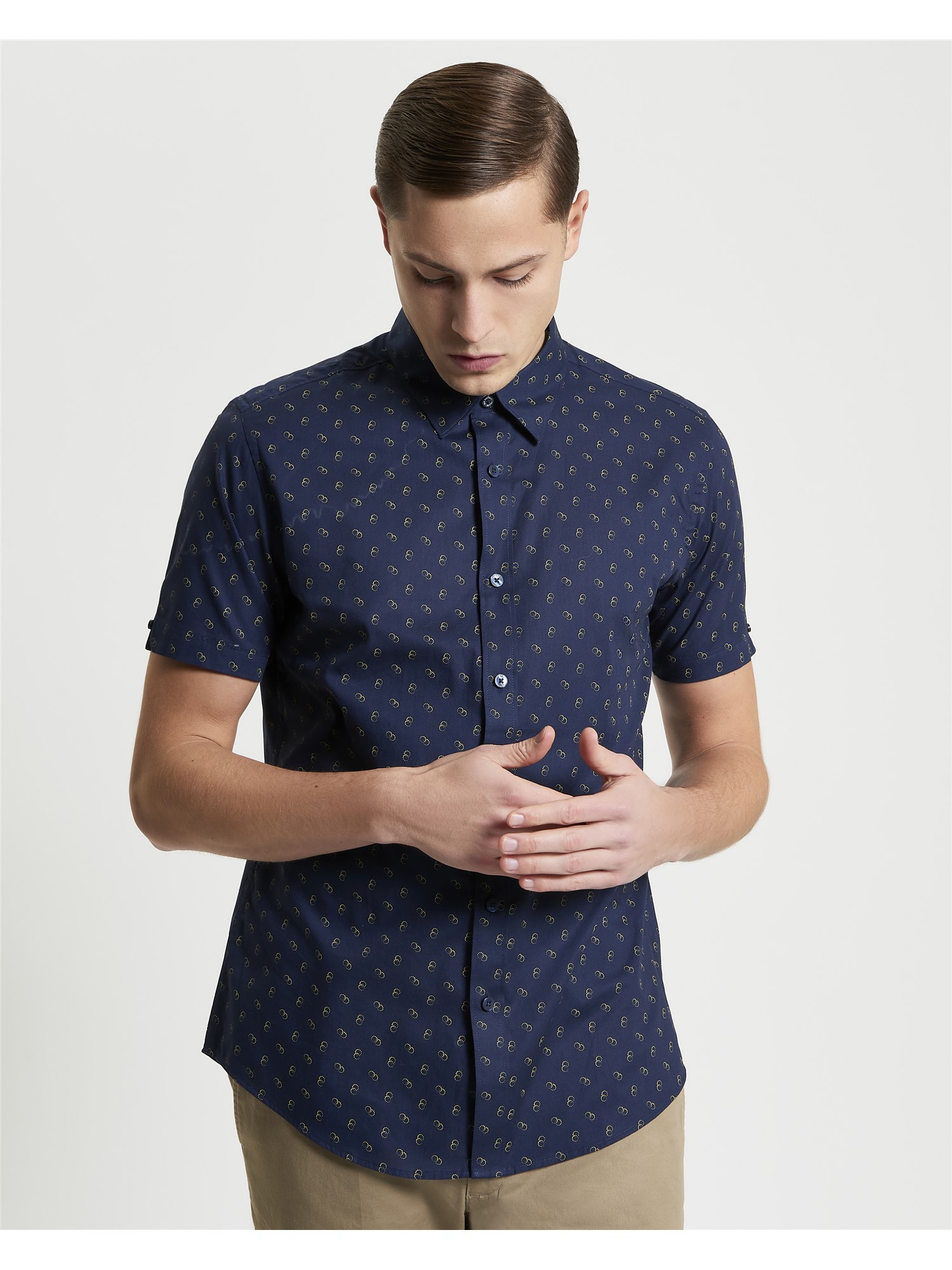 Stipple Print Shirt