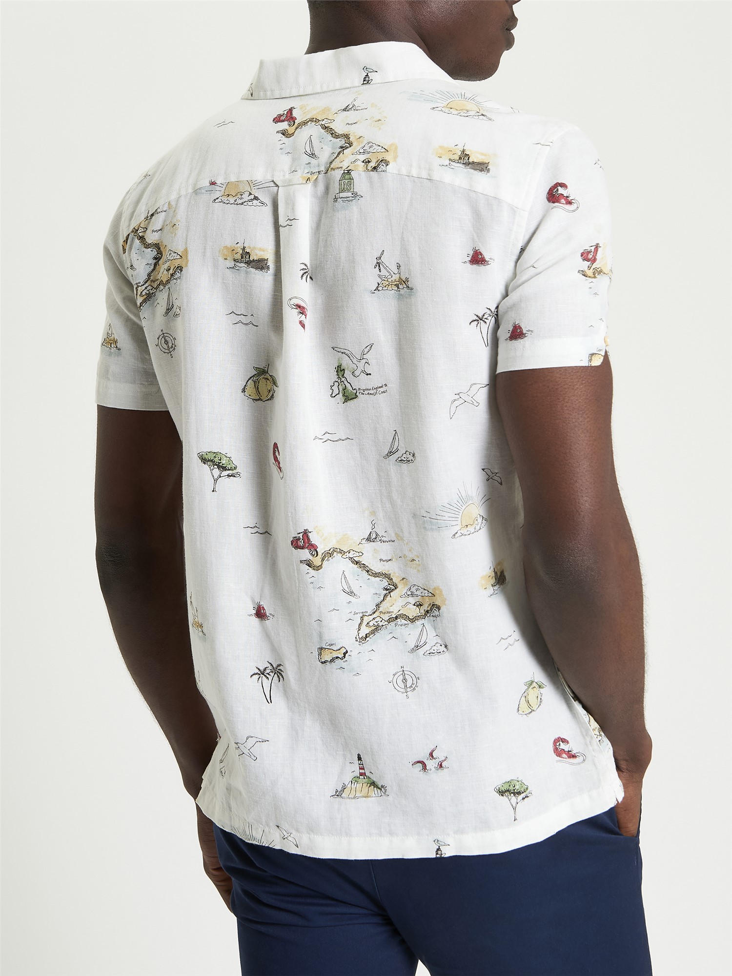 Brighton To Amalfi Print Shirt