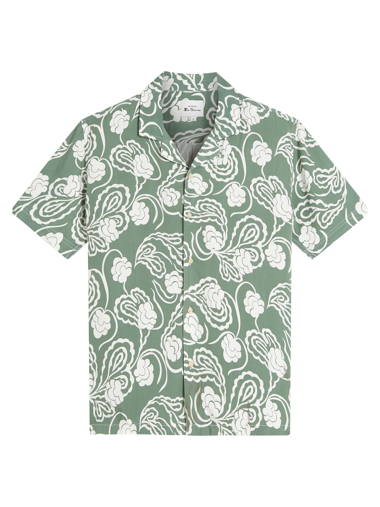 Short Sleeve Paisley Swirl Shirt