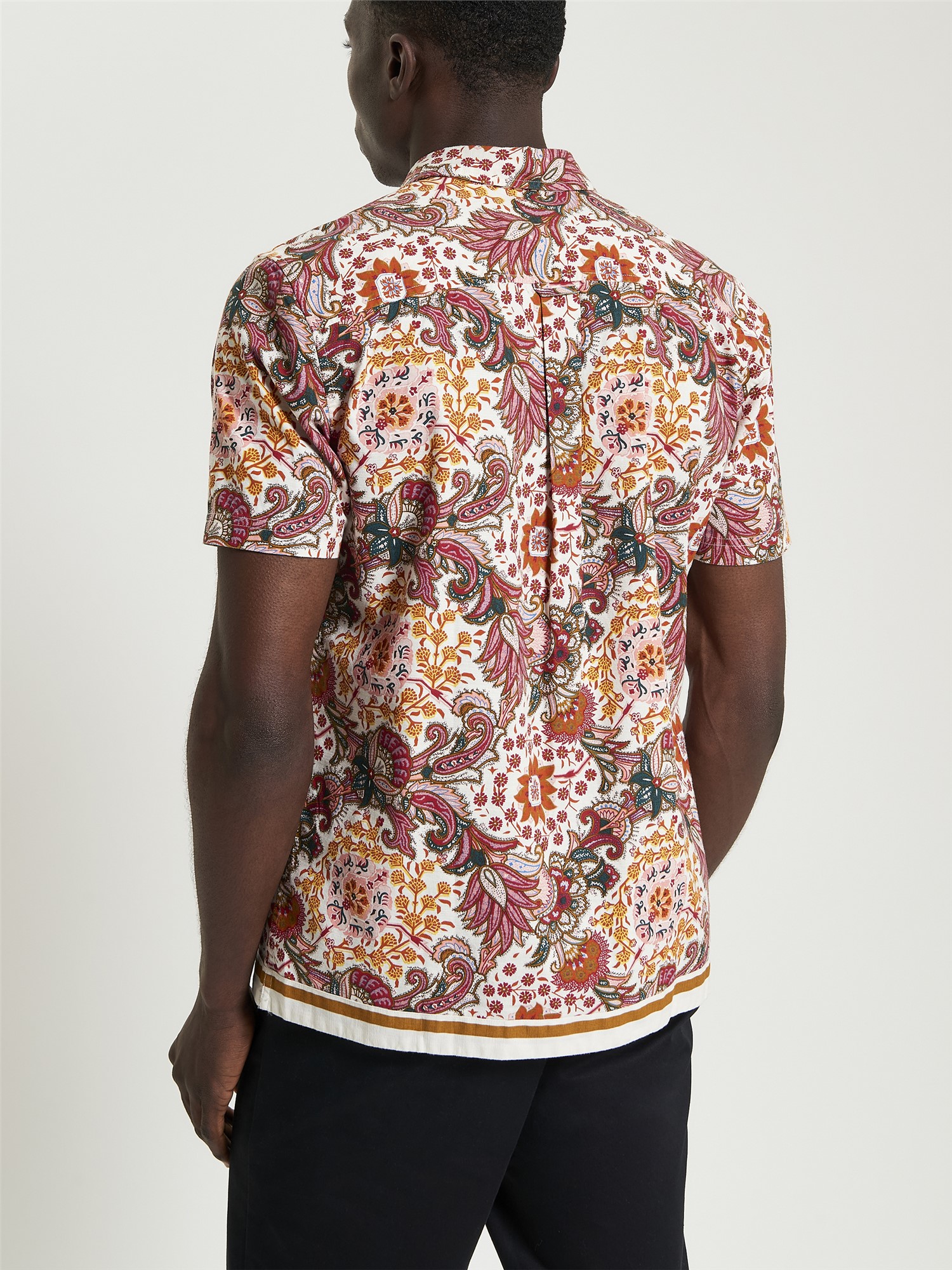 Foulard Border Print Shirt