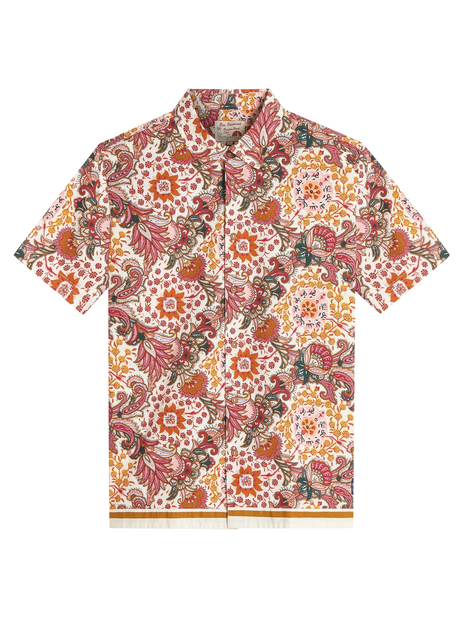 Foulard Border Print Shirt