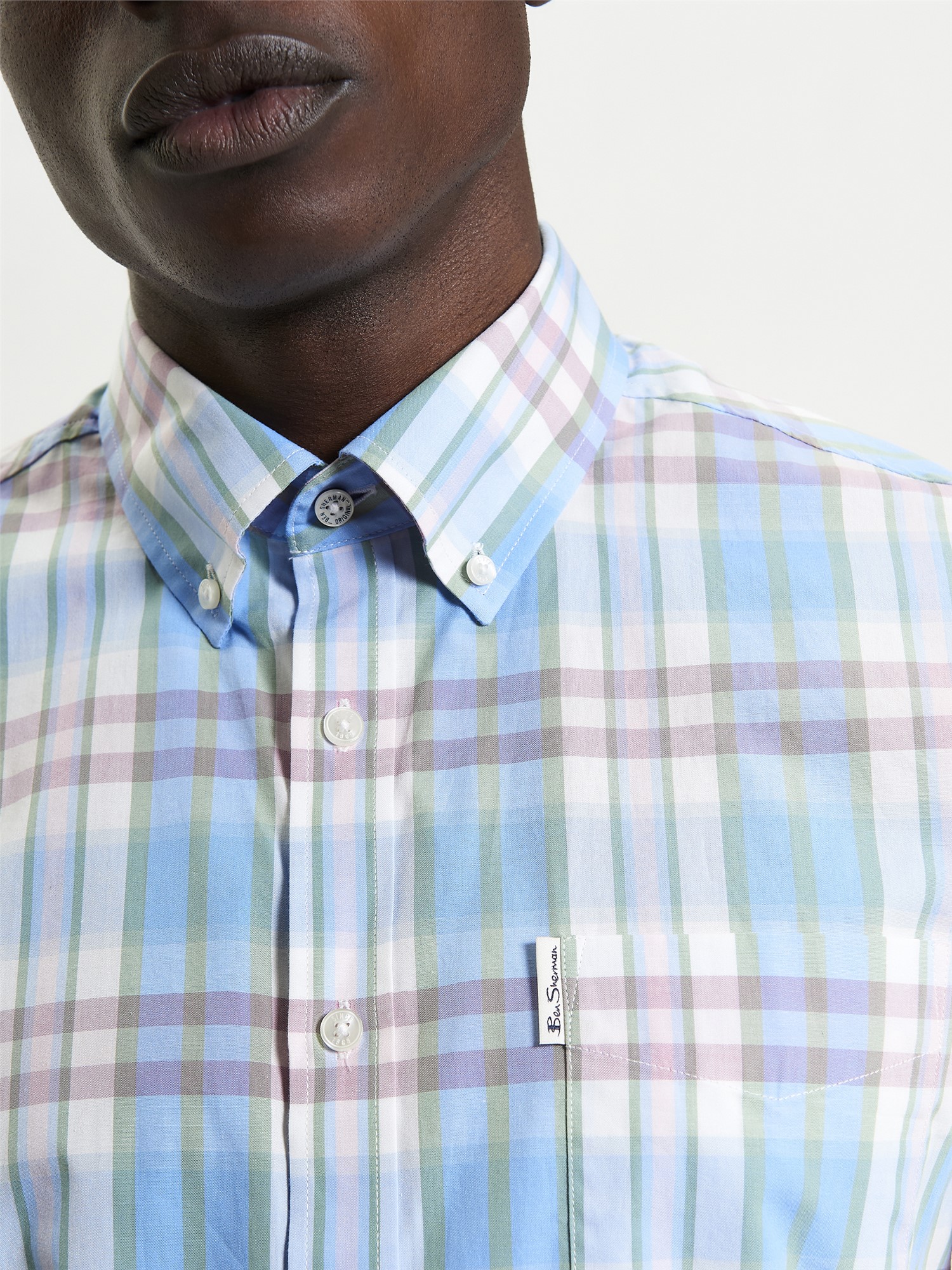 Irregular Check Shirt
