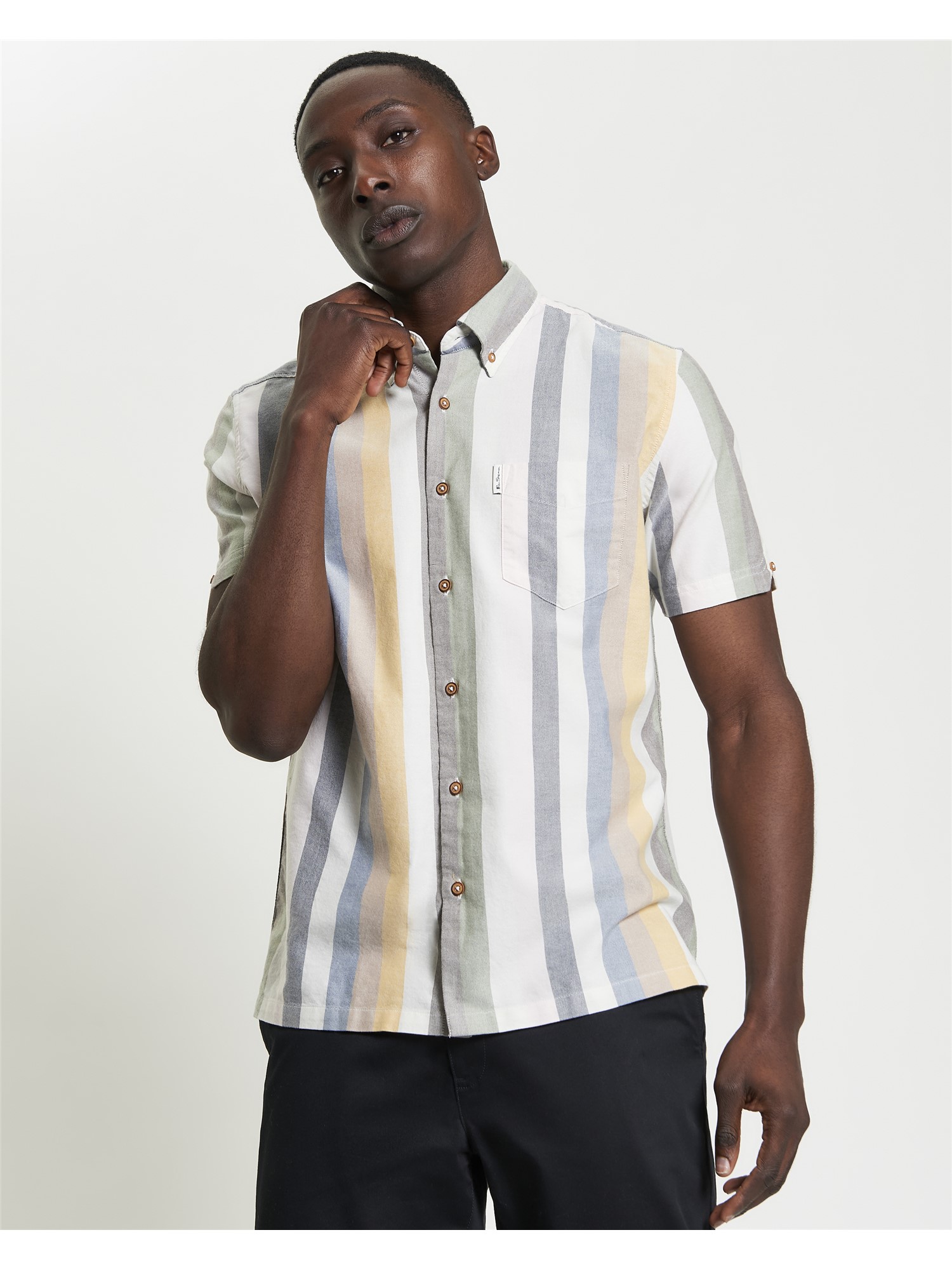 Short Sleeve Candy Stripe Shirt