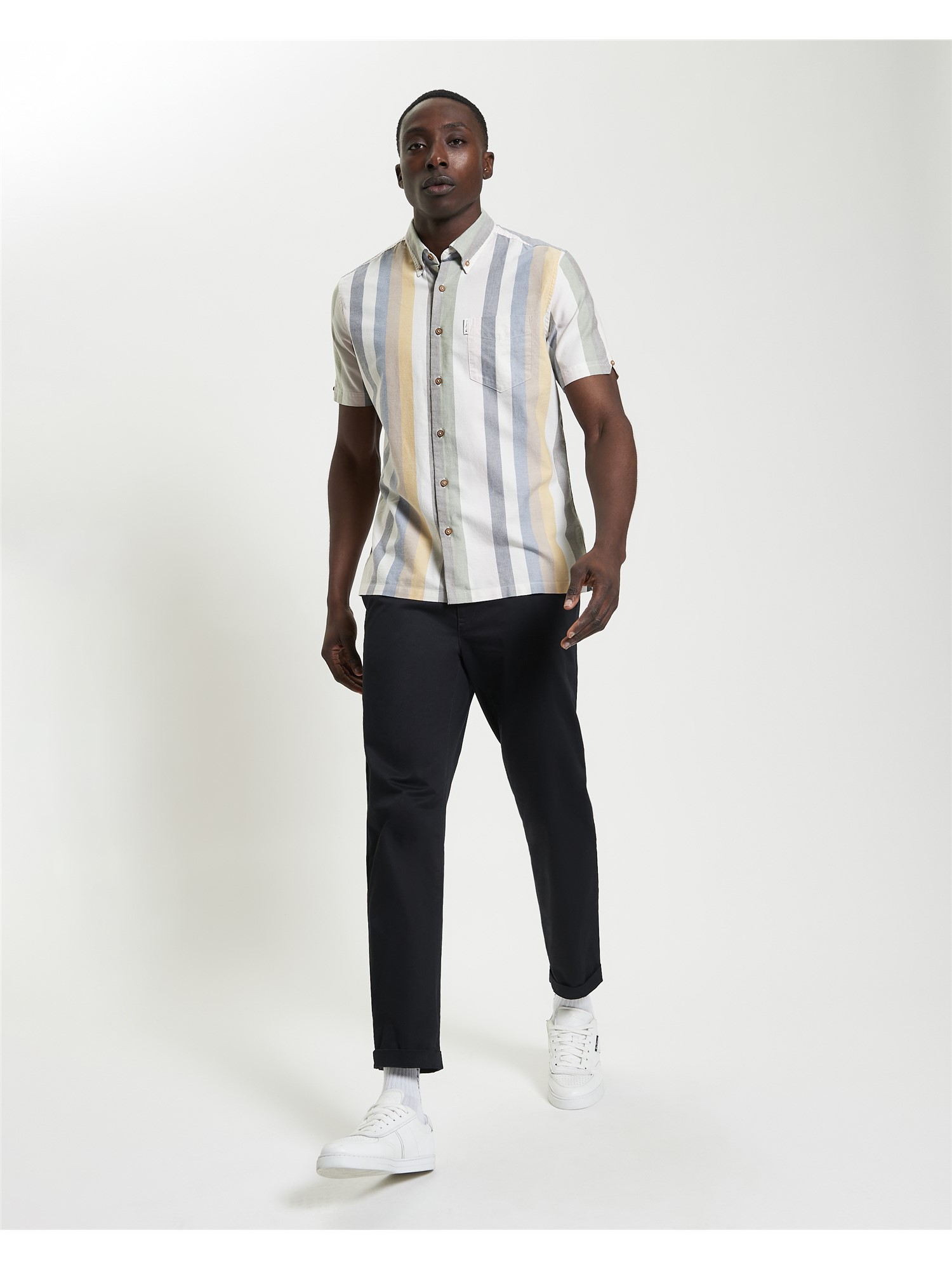 Short Sleeve Candy Stripe Shirt