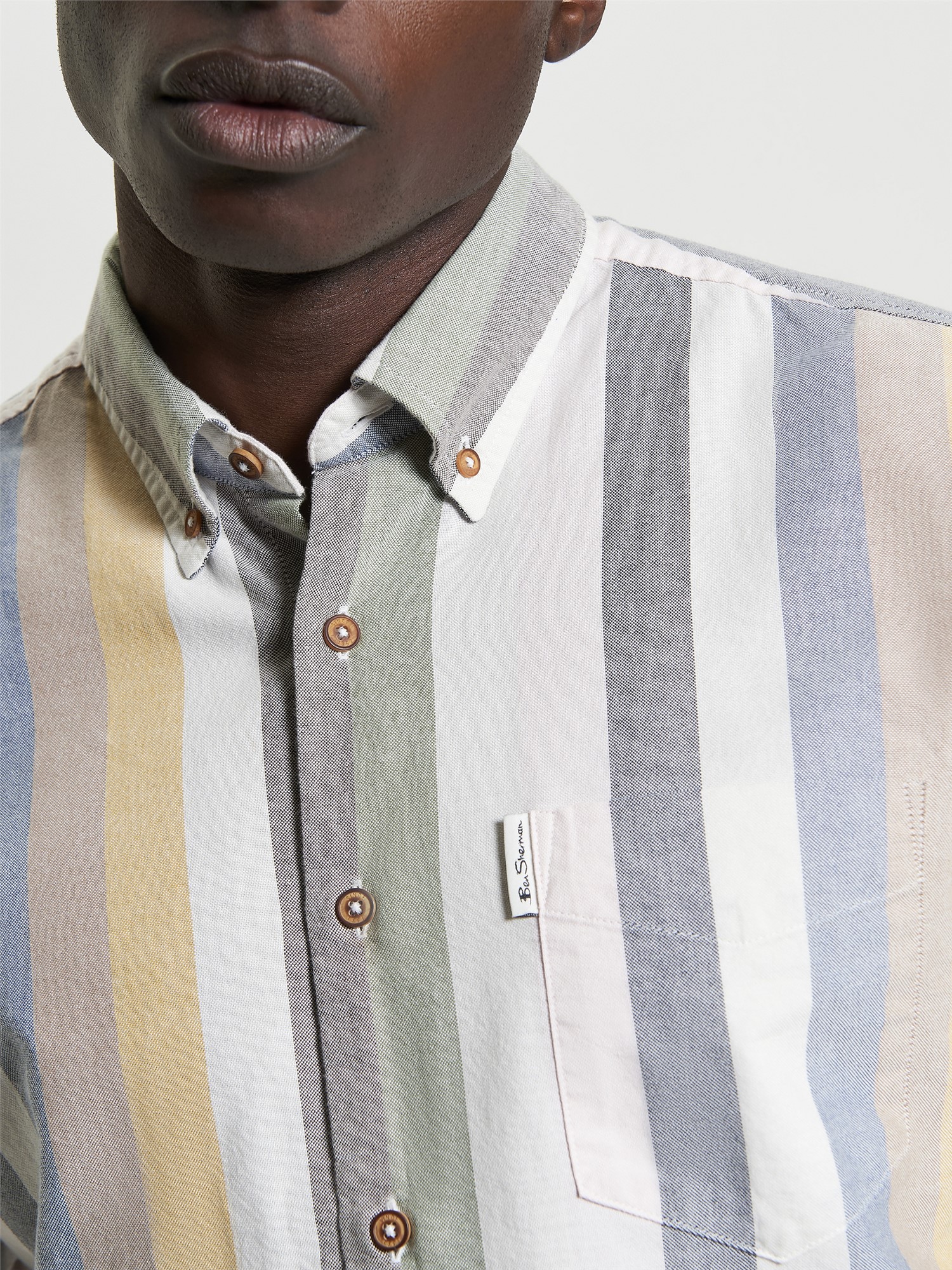 Short Sleeve Candy Stripe Shirt