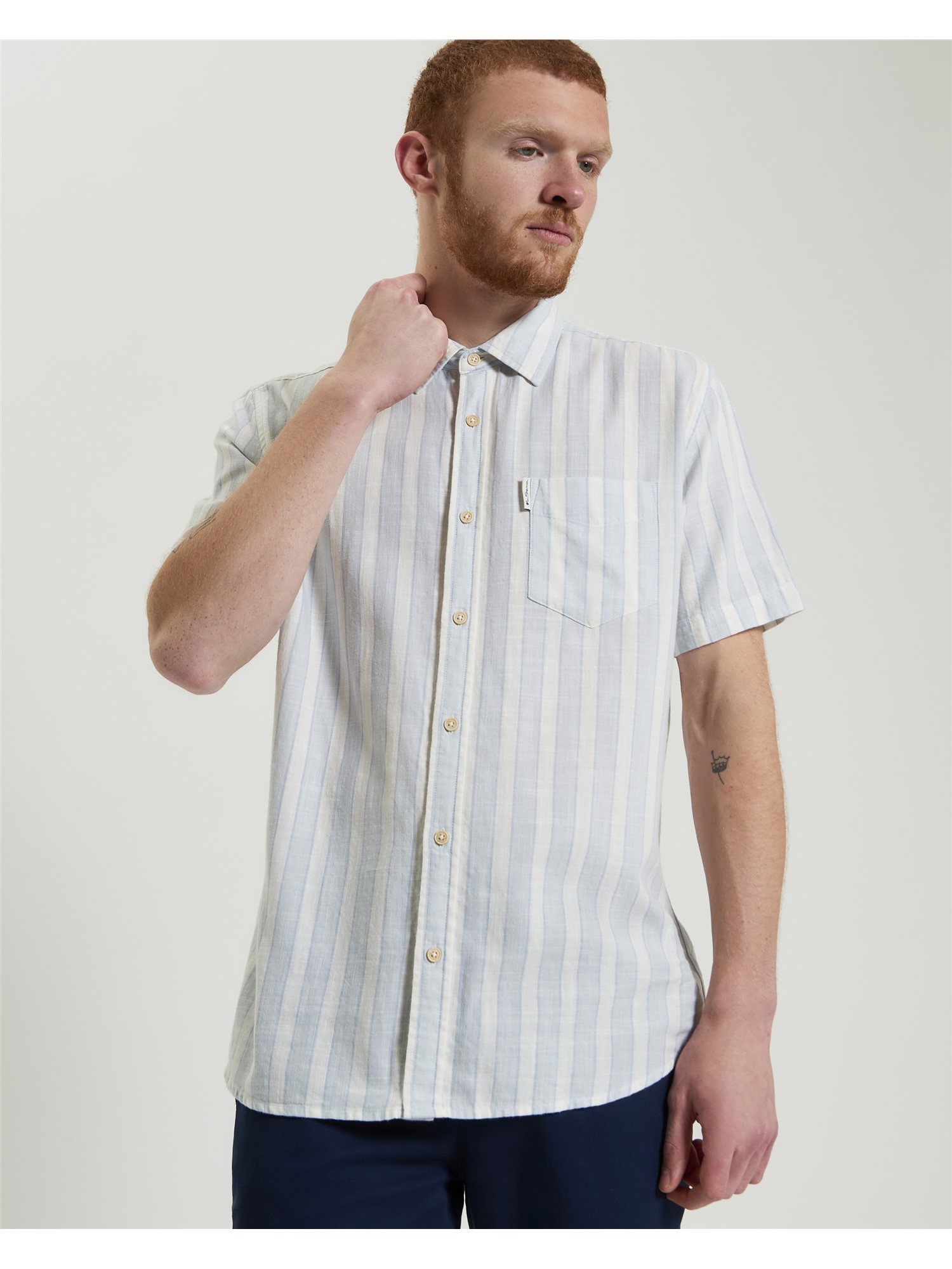 Short Sleeve Candy Stripe Shirt