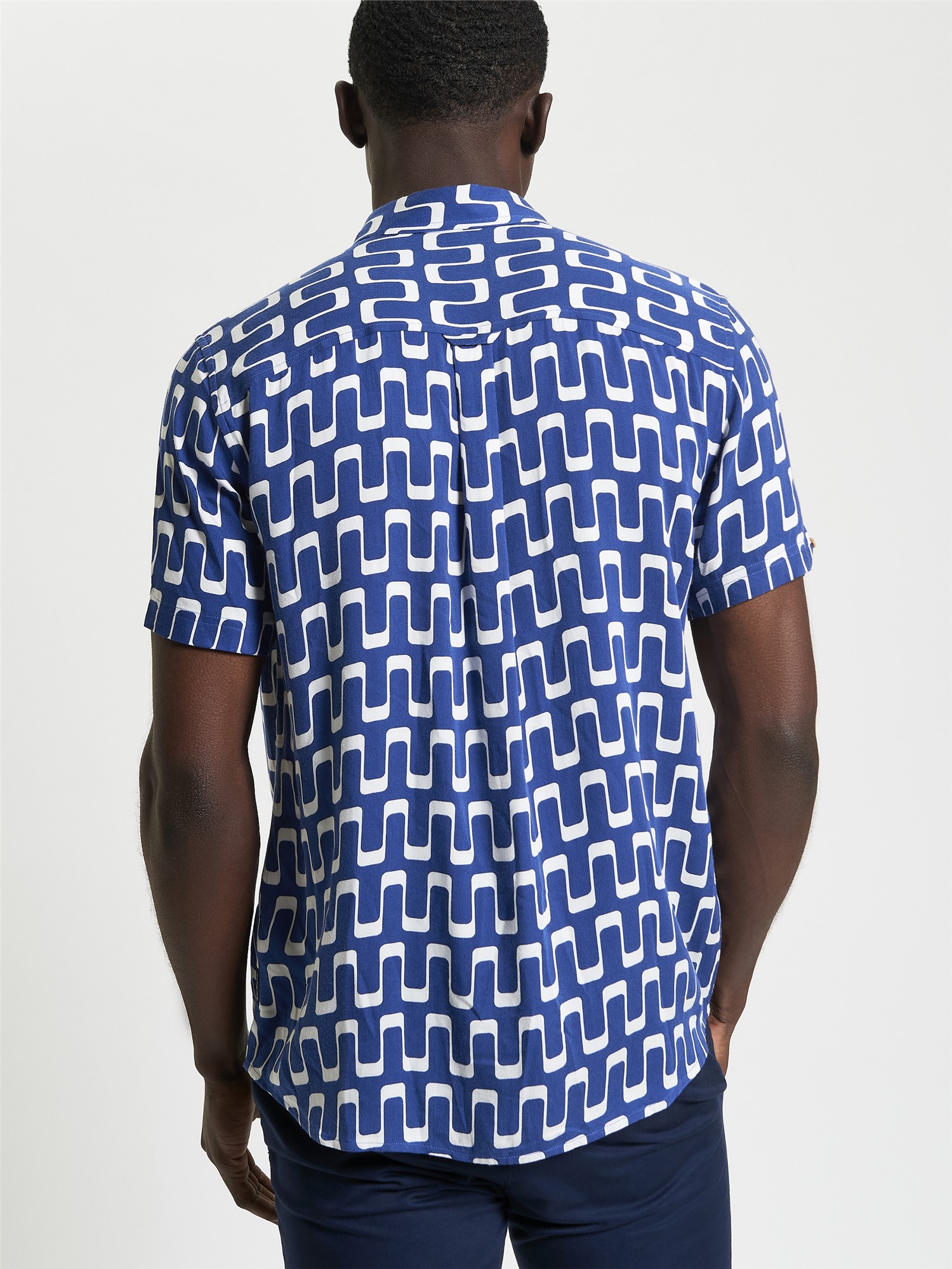 Short Sleeve Jazz Print Shirt