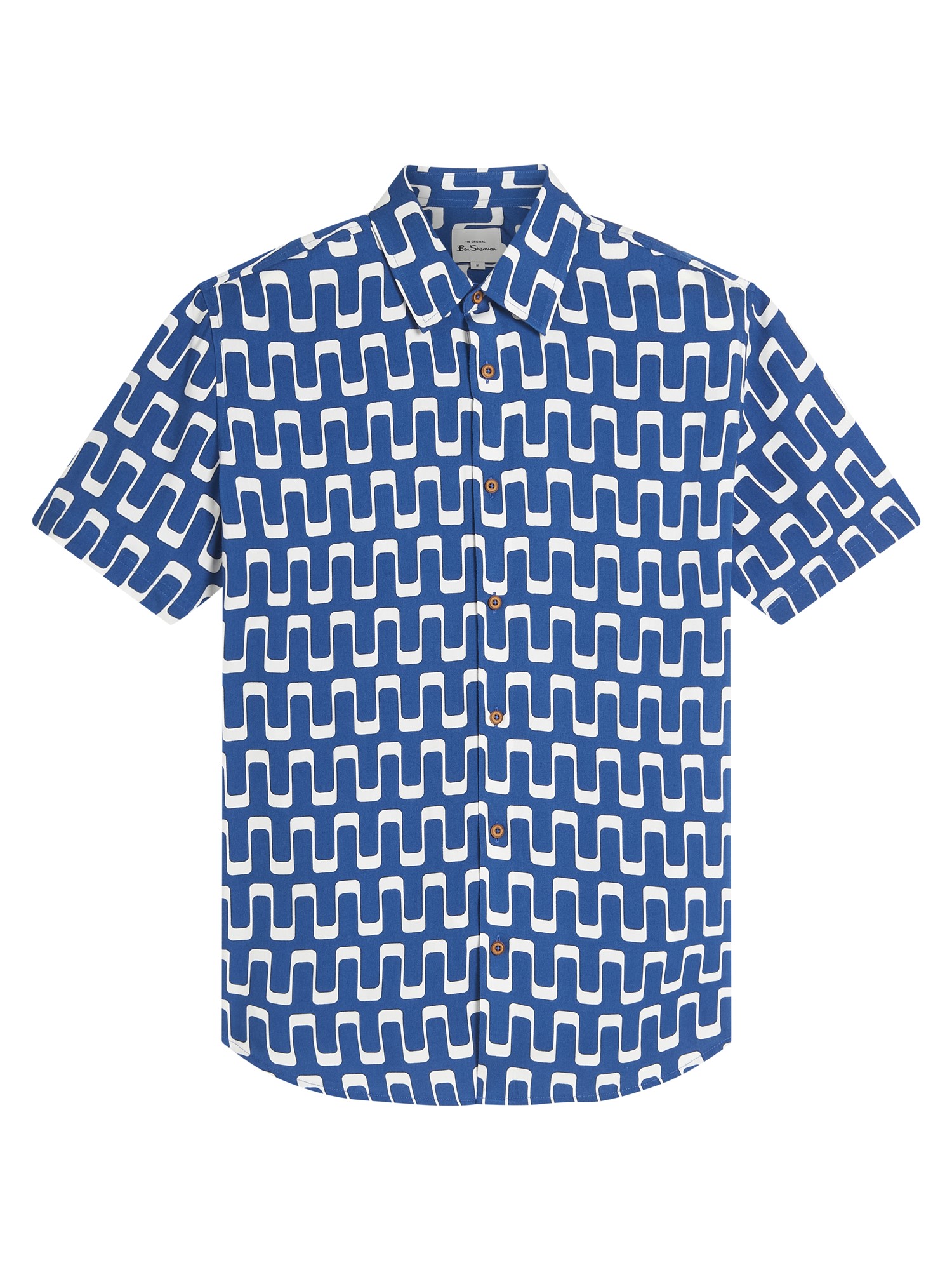 Short Sleeve Jazz Print Shirt