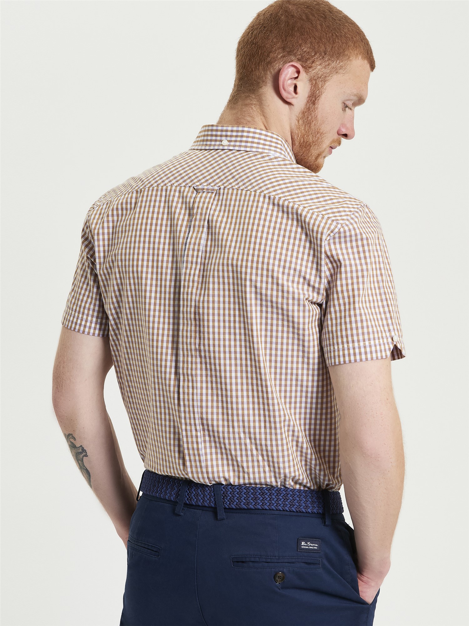 Short Sleeve Signature Gingham Shirt