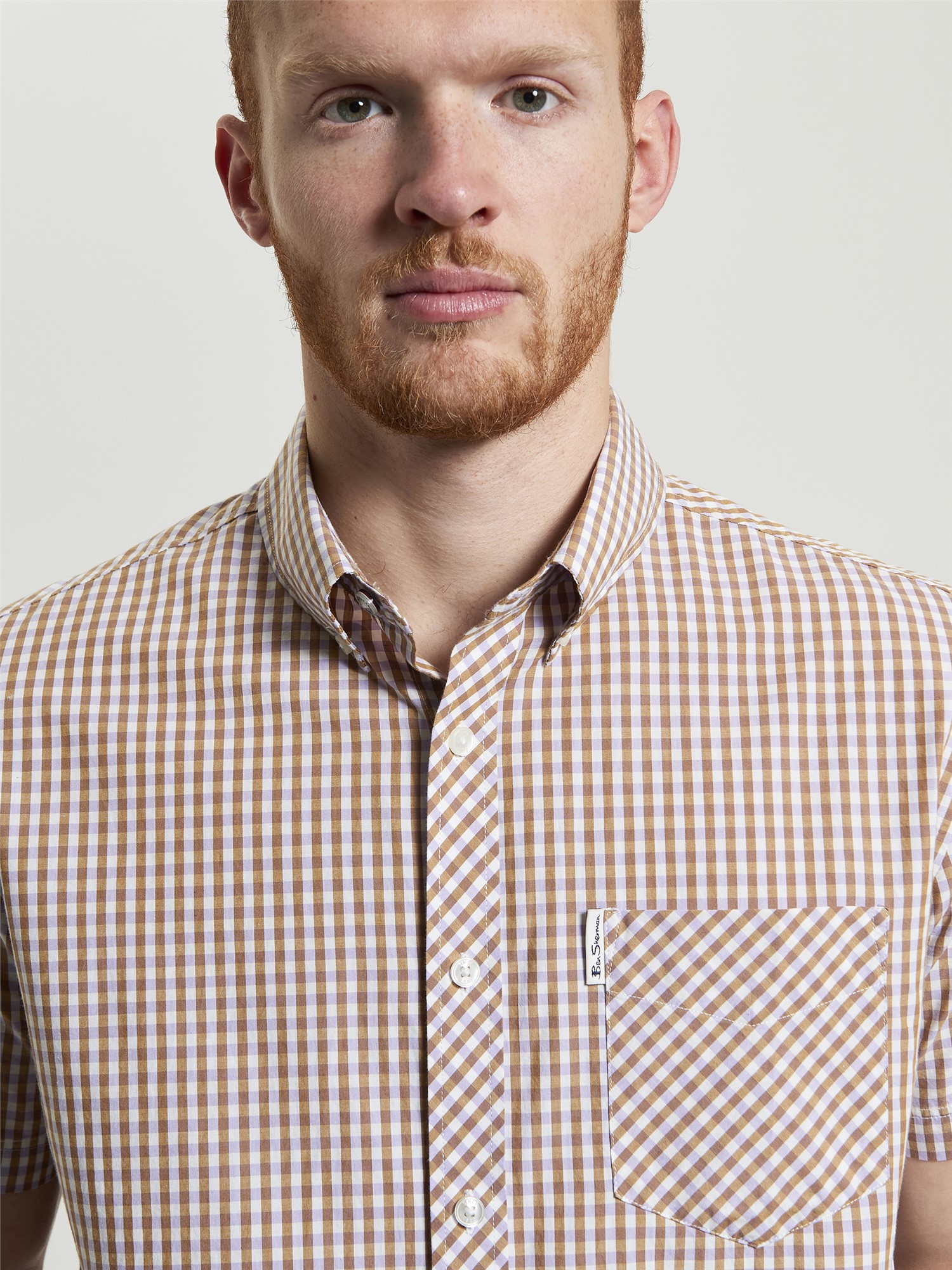 Short Sleeve Signature Gingham Shirt