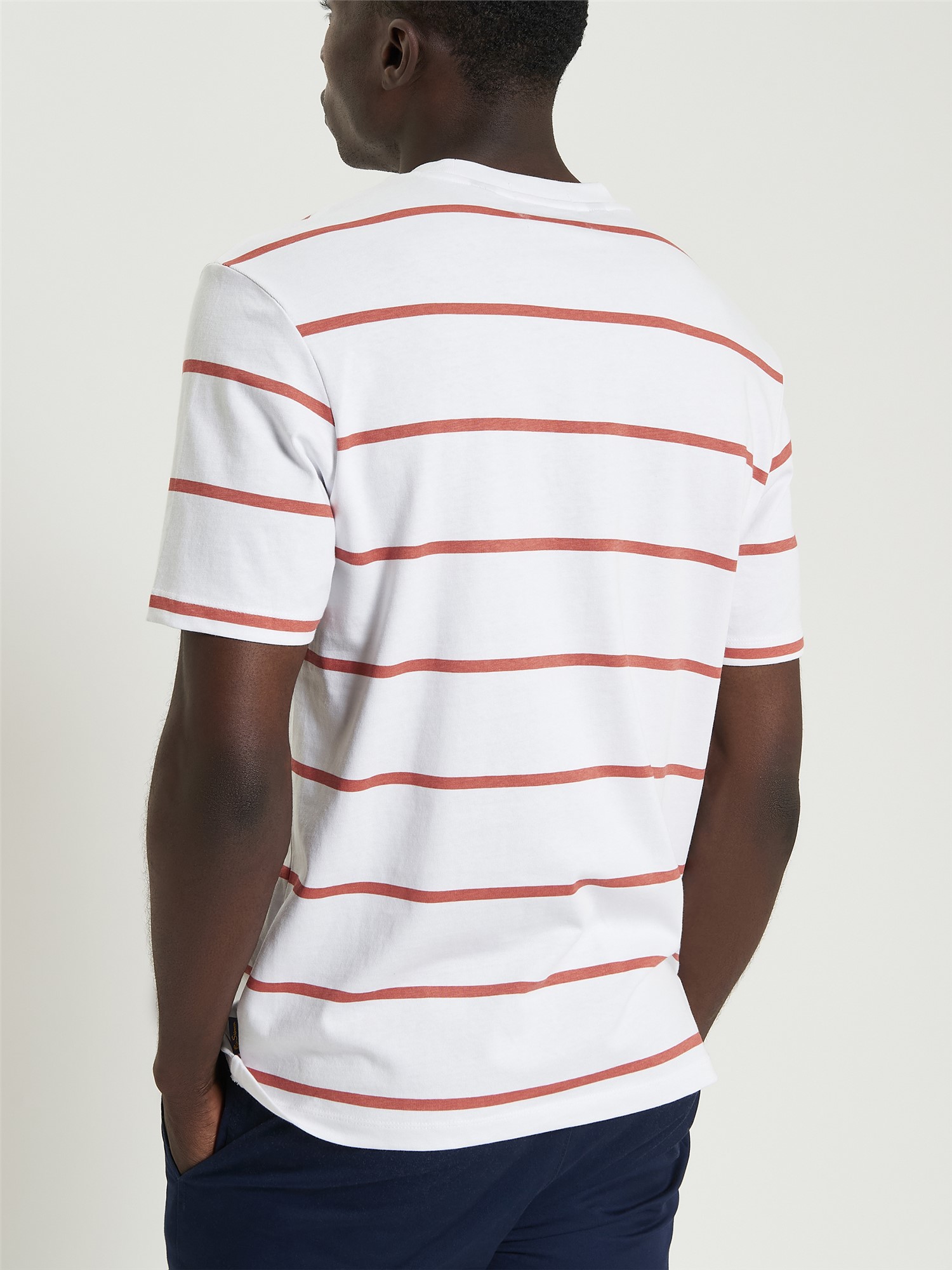 Stripe Script Tee