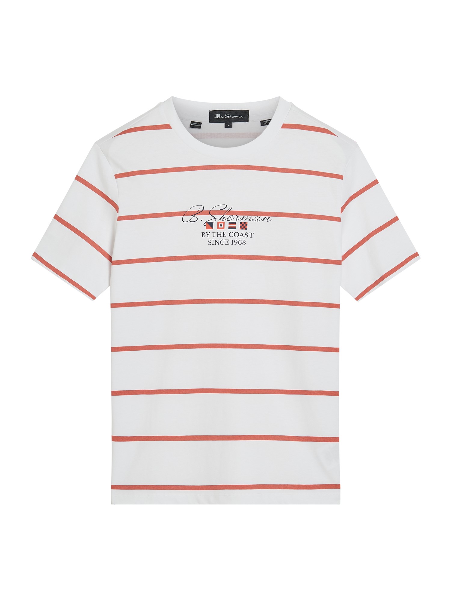 Stripe Script Tee