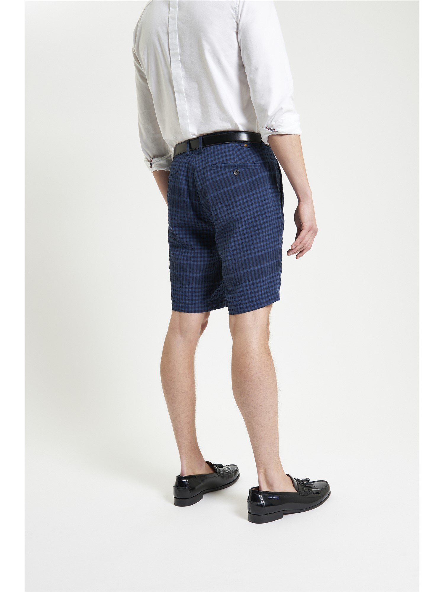 Seersucker Check Shorts
