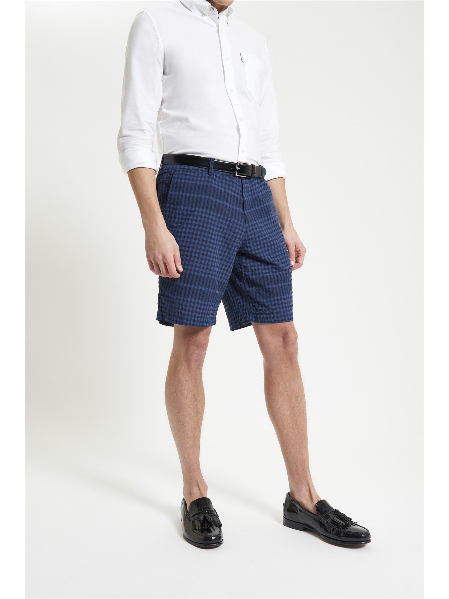 Seersucker Check Shorts