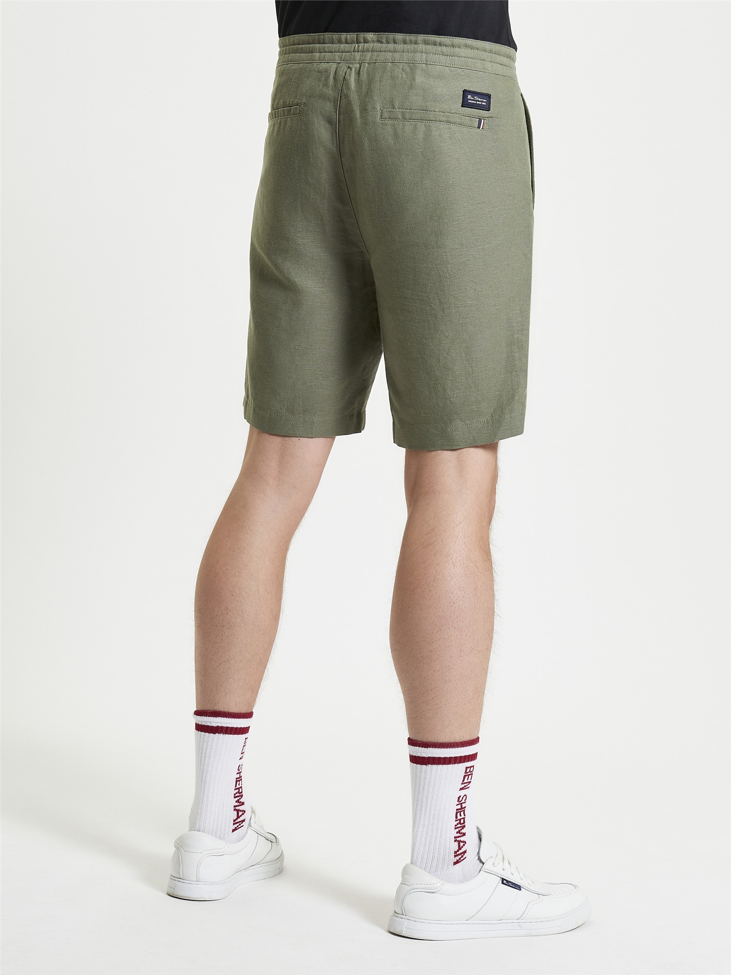 Linen Cotton Drawcord Shorts