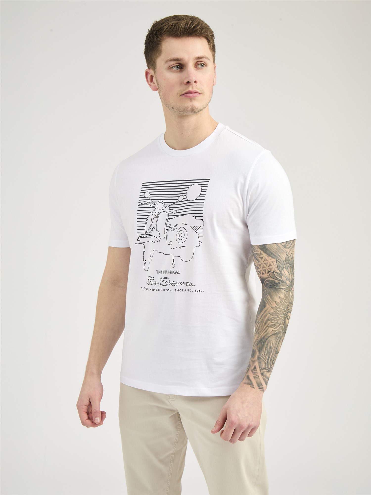 Summer Scooter Print Tee