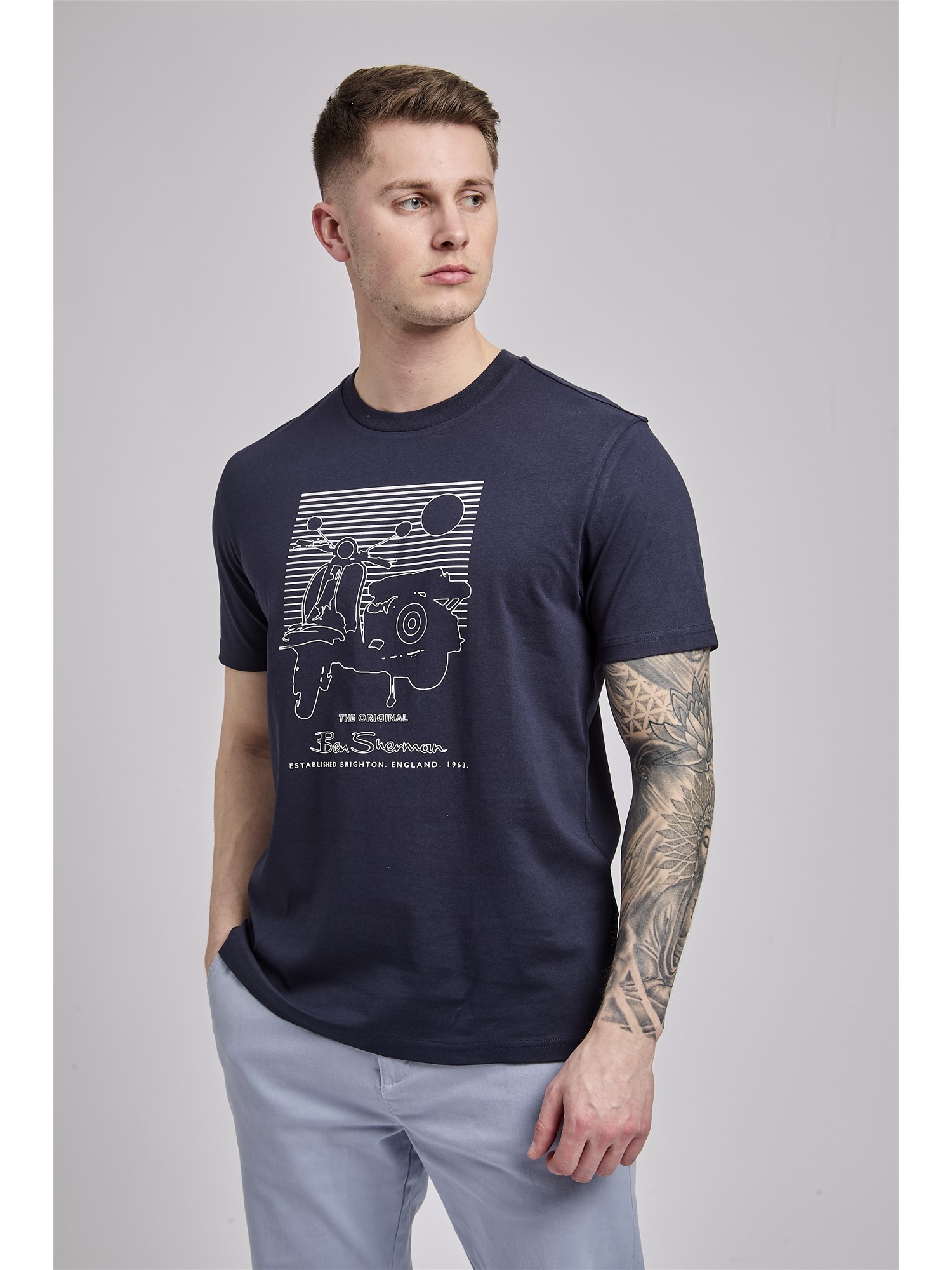 Summer Scooter Print Tee