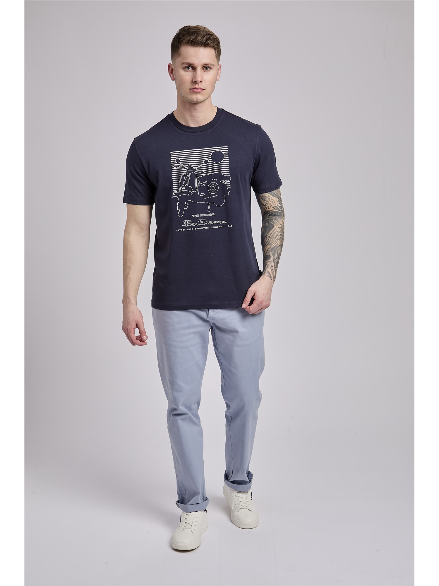 Summer Scooter Print Tee
