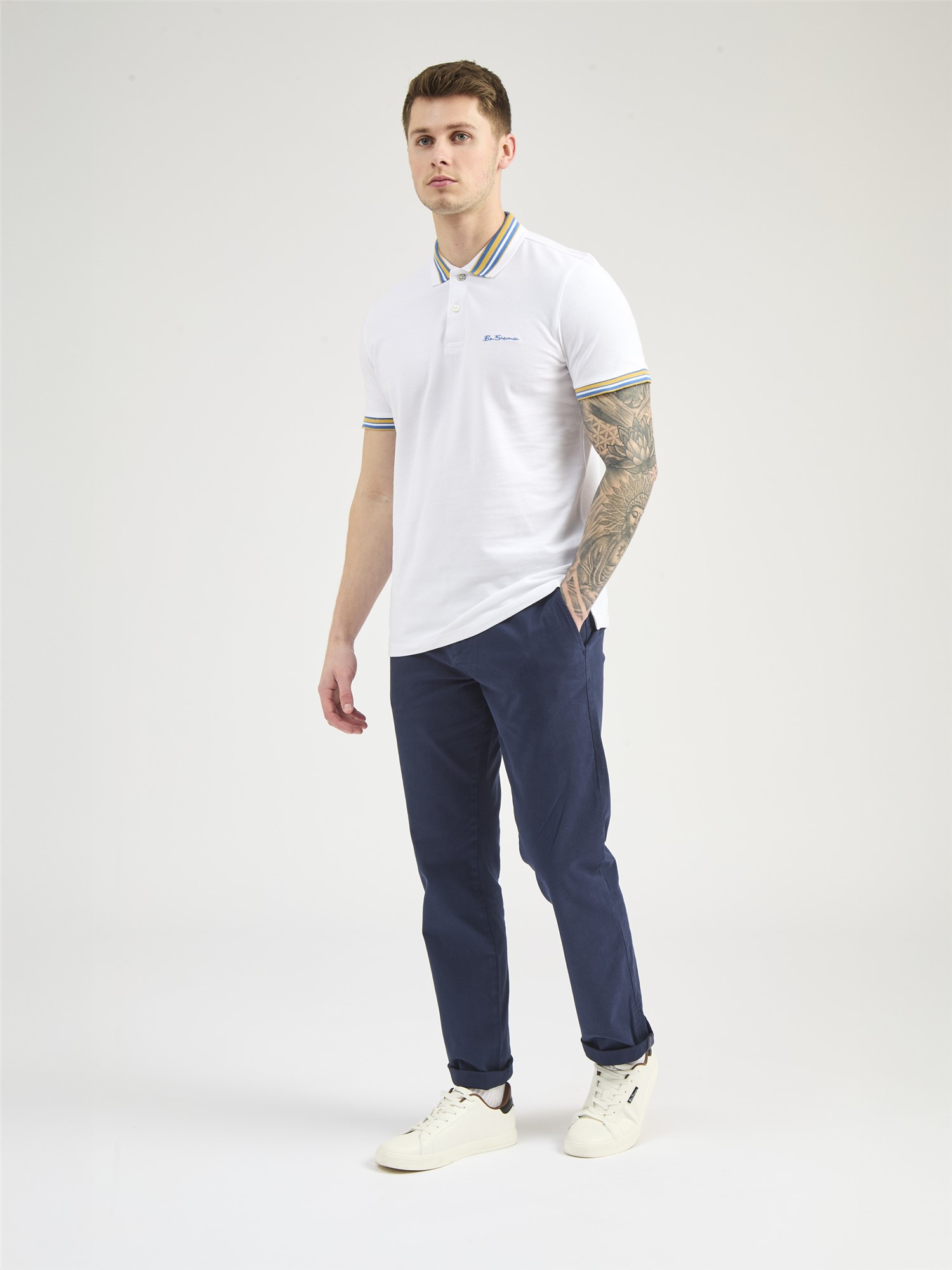 House Collar Logo Pique Polo