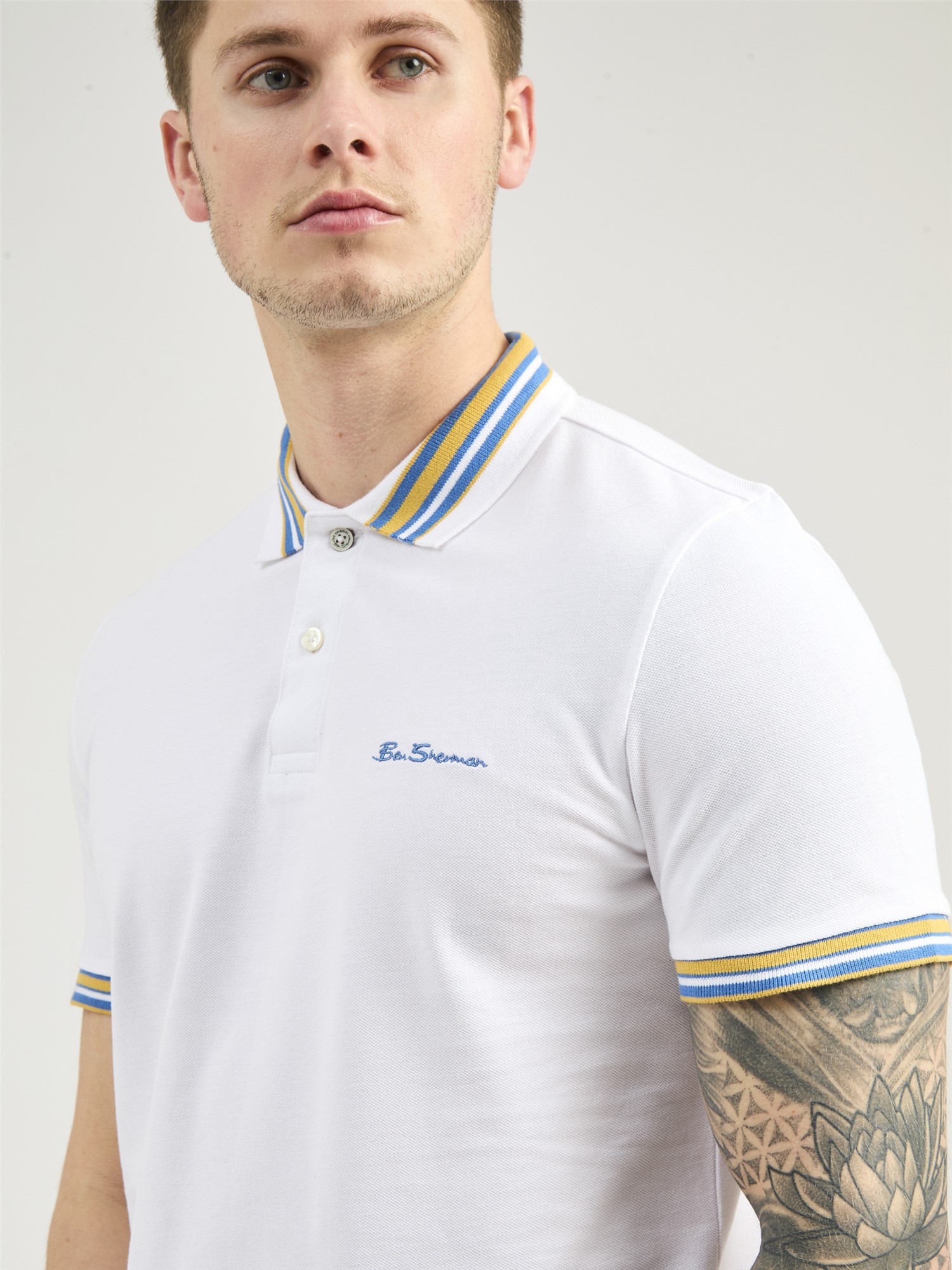 House Collar Logo Pique Polo